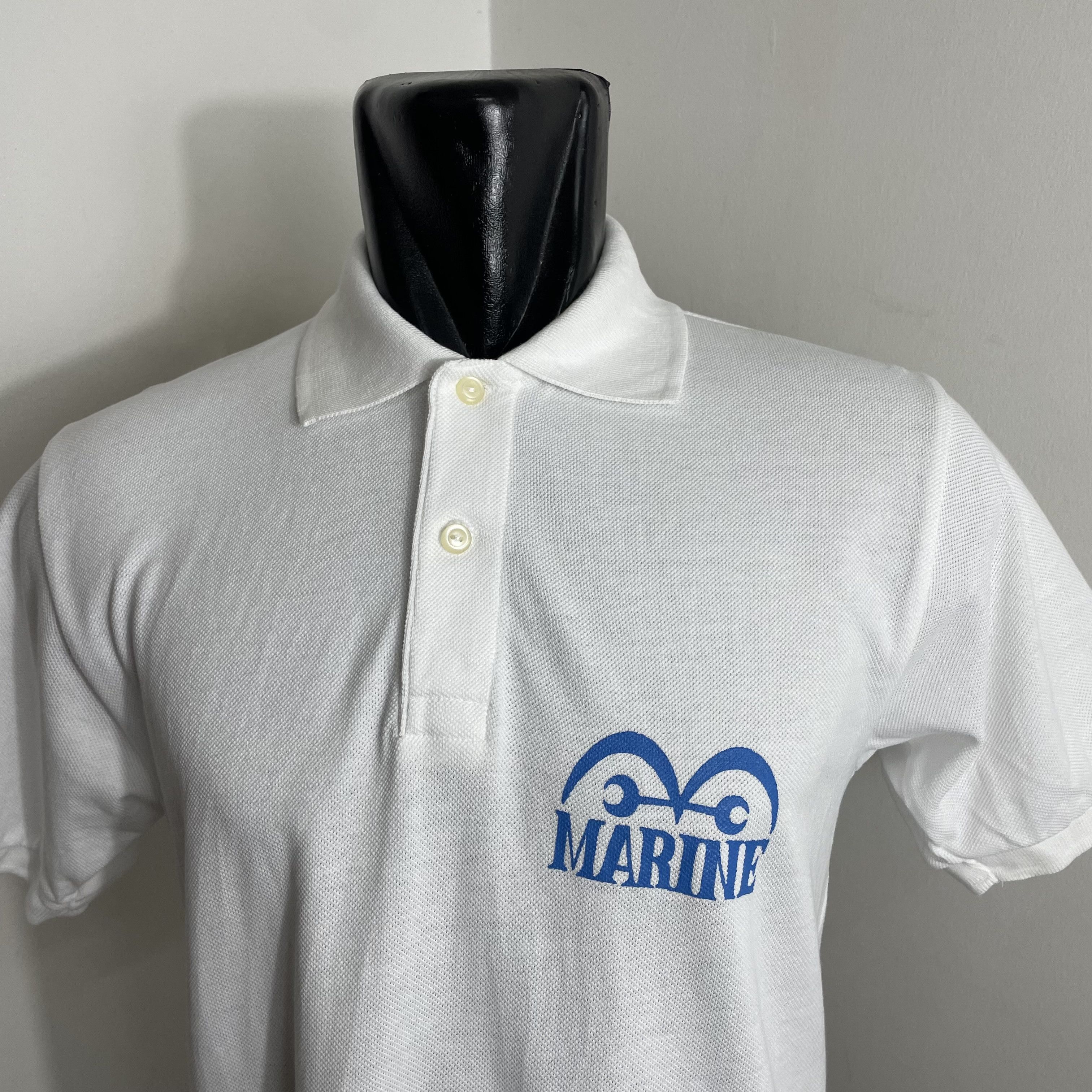 Japanese Brand × One Piece ⭐️SALE⭐️ [M] ONE PIECE ANIME MARINE POLO SHIRT Size US M / EU 48-50 / 2 - 2 Thumbnail