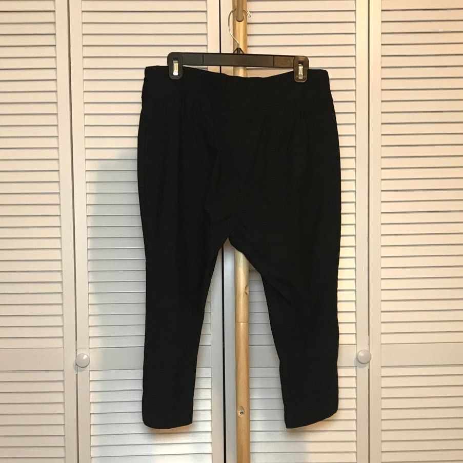 Other Focus 2000 Black Casual Stretch Capri Pant 16 Size 38" / US 16 / IT 52 - 2 Thumbnail