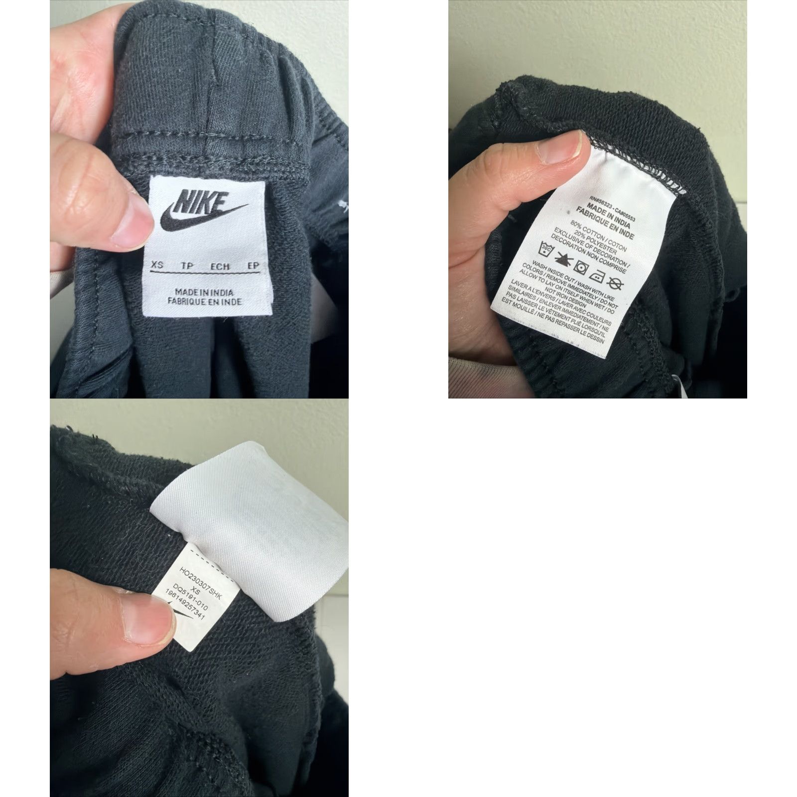 Nike Nike Sportswear Sweatpants Women XS Black Jogger Size 26" / US 2 / IT 38 - 9 Thumbnail