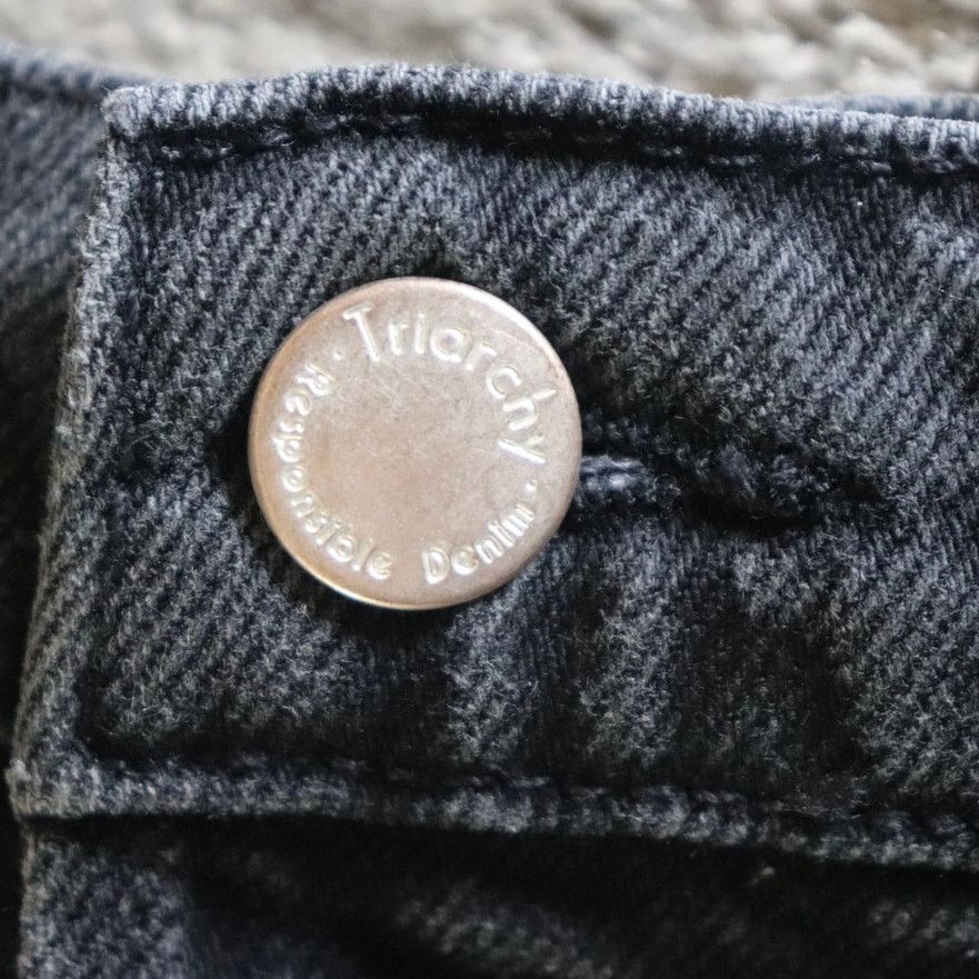 Designer NWT Triarchy Black Denim Jeans Size 29 Size 29" - 11 Thumbnail