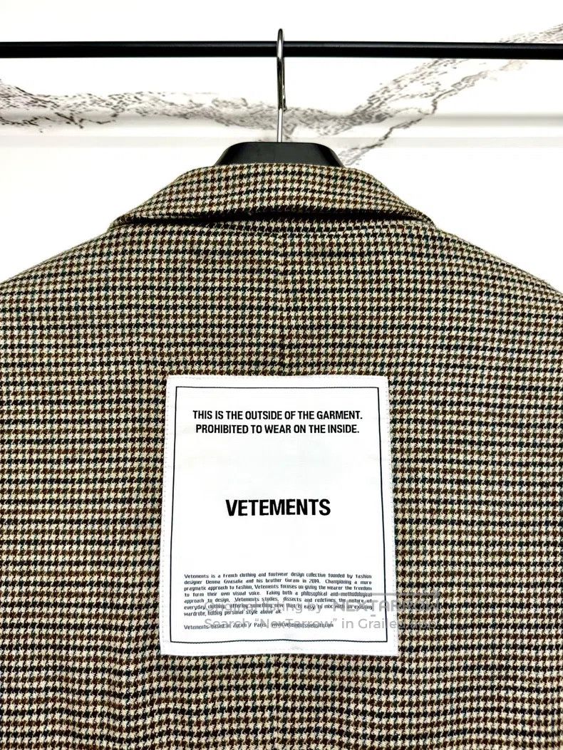 Vetements VETEMENTS blazer Size US XS / EU 42 / 0 - 4 Thumbnail