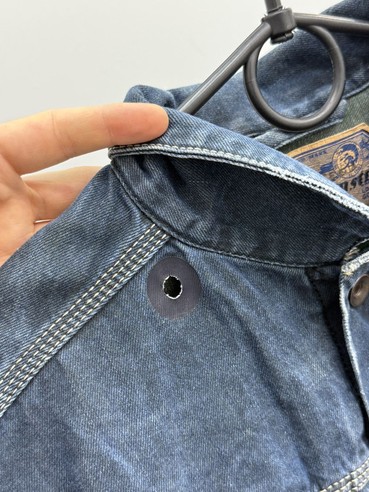 Diesel Vintage Y2K Diesel Smile In Life Denim Jacket Size US L / EU 52-54 / 3 - 4 Thumbnail