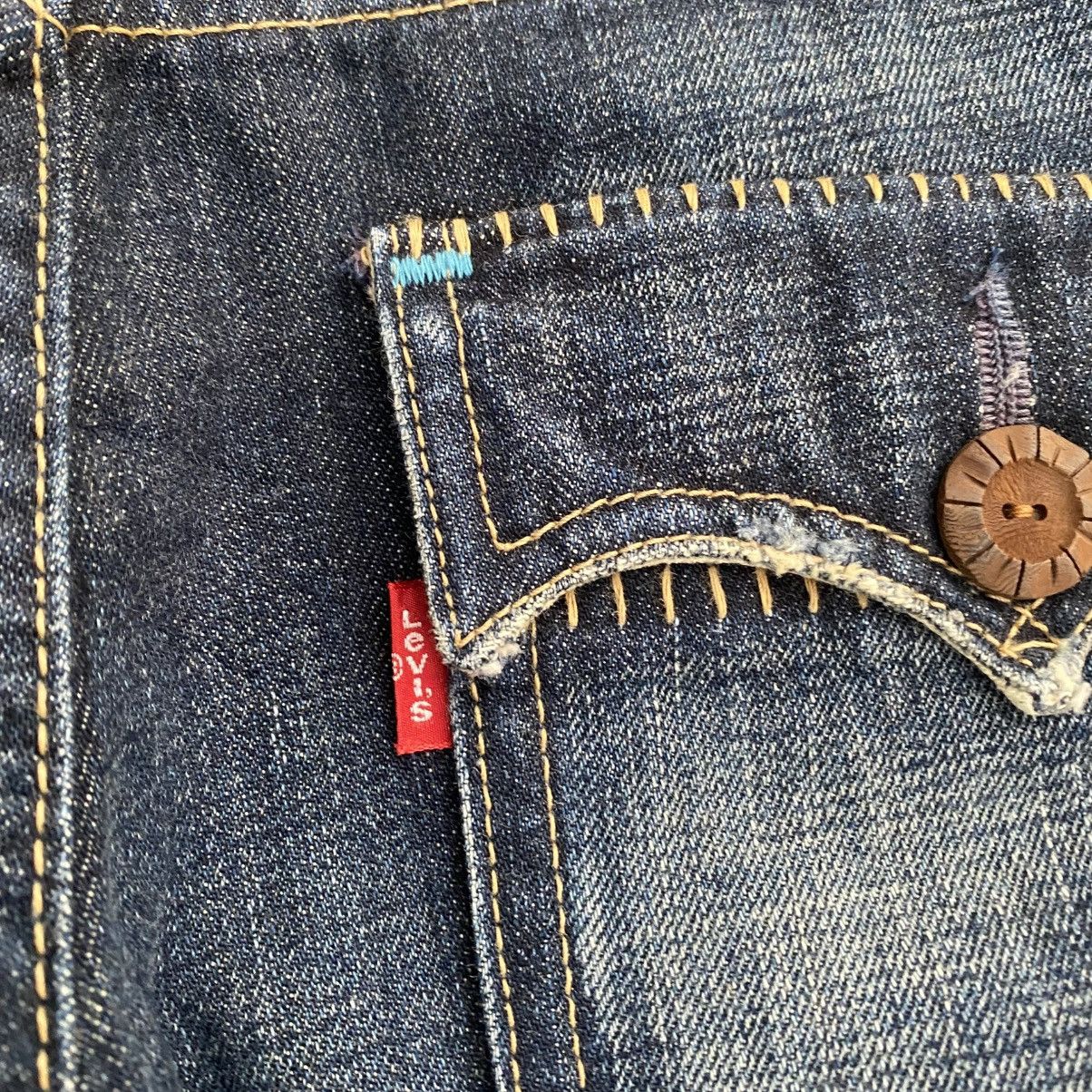 Levi's Made & Crafted Vintage Levis Psychedelic Turquois Flare Size 27" / US 4 / IT 40 - 11 Thumbnail