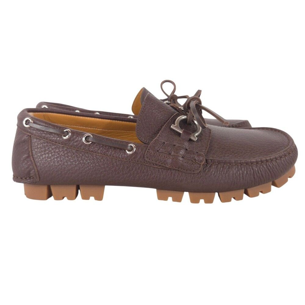 Salvatore Ferragamo Salvatore Ferragamo Lug Sole Loafers US 7.5 EU 37.5 Womens Size US 7.5 / IT 37.5 - 4 Thumbnail