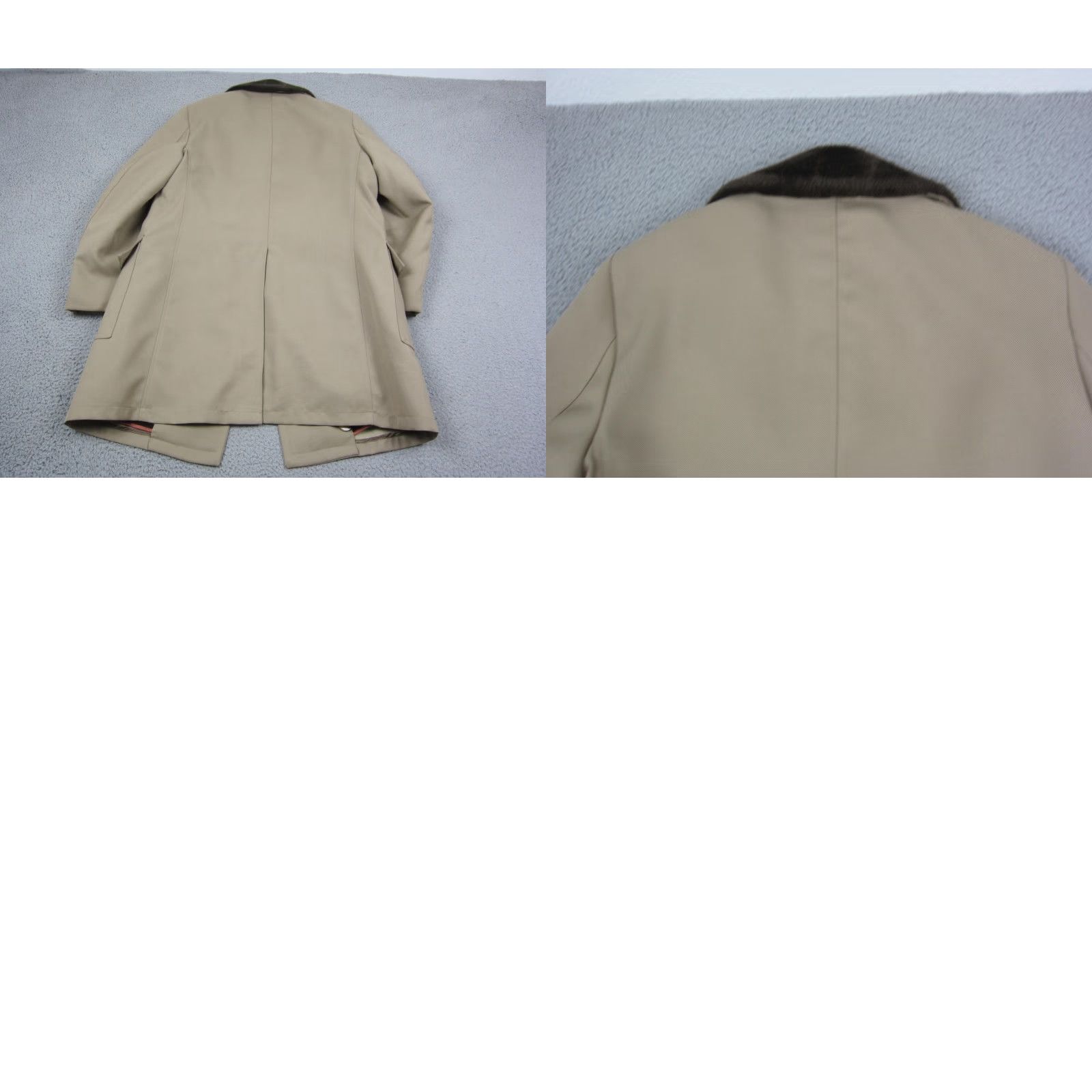 Sears VINTAGE Sears Overcoat Mens 42R Brown Faux Fur Collar 60s 70s Coat Size US XS / EU 42 / 0 - 10 Thumbnail