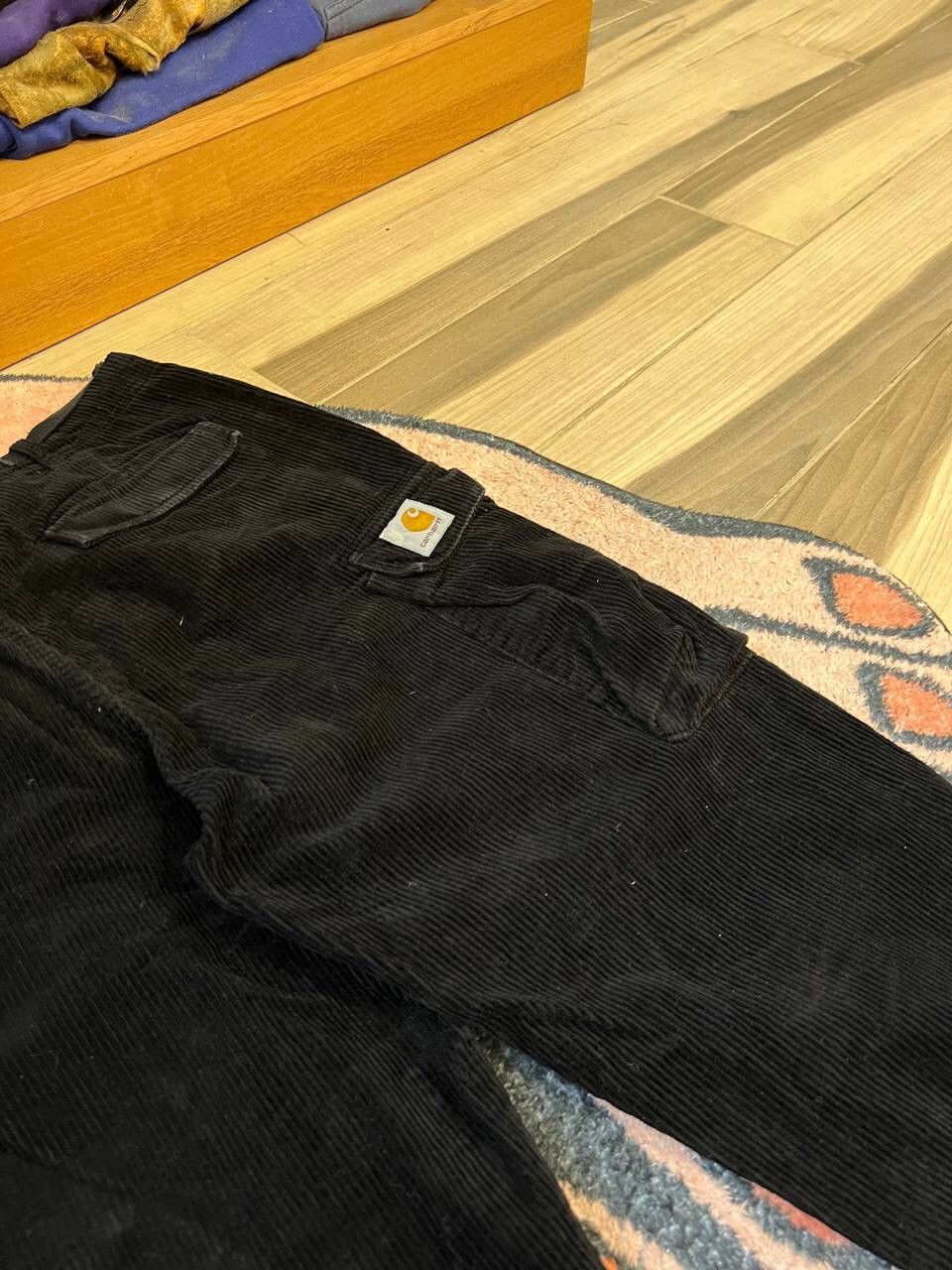 Carhartt Vintage Rare Carhartt Cargo Corduroy Y2K Black Pants Size US 28 / EU 44 - 3 Thumbnail