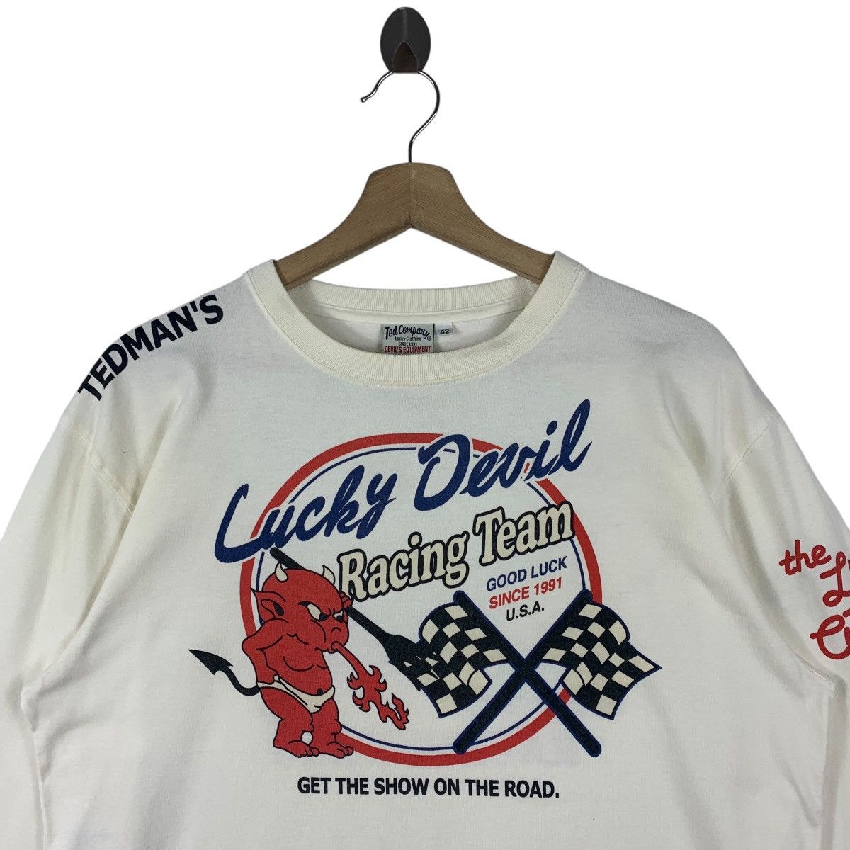 Japanese Brand × Tedman × Vintage Vintage TEDMAN United States Army back hit Long sleeve tee Size US M / EU 48-50 / 2 - 2 Thumbnail