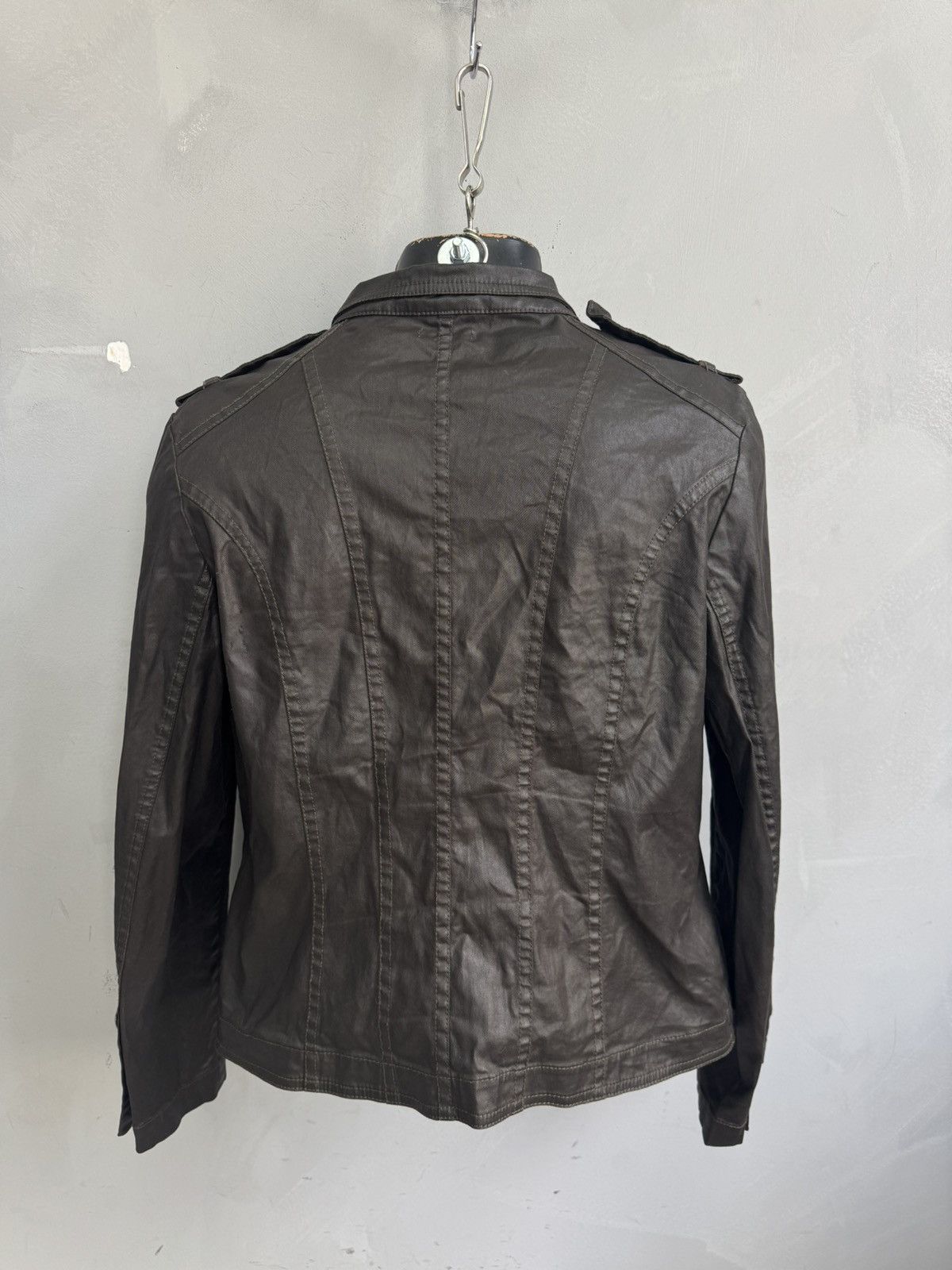 Other Vintage Blazer leather Y2k Diesel Style Avantgarde Japanese Size US M / EU 48-50 / 2 - 6 Thumbnail