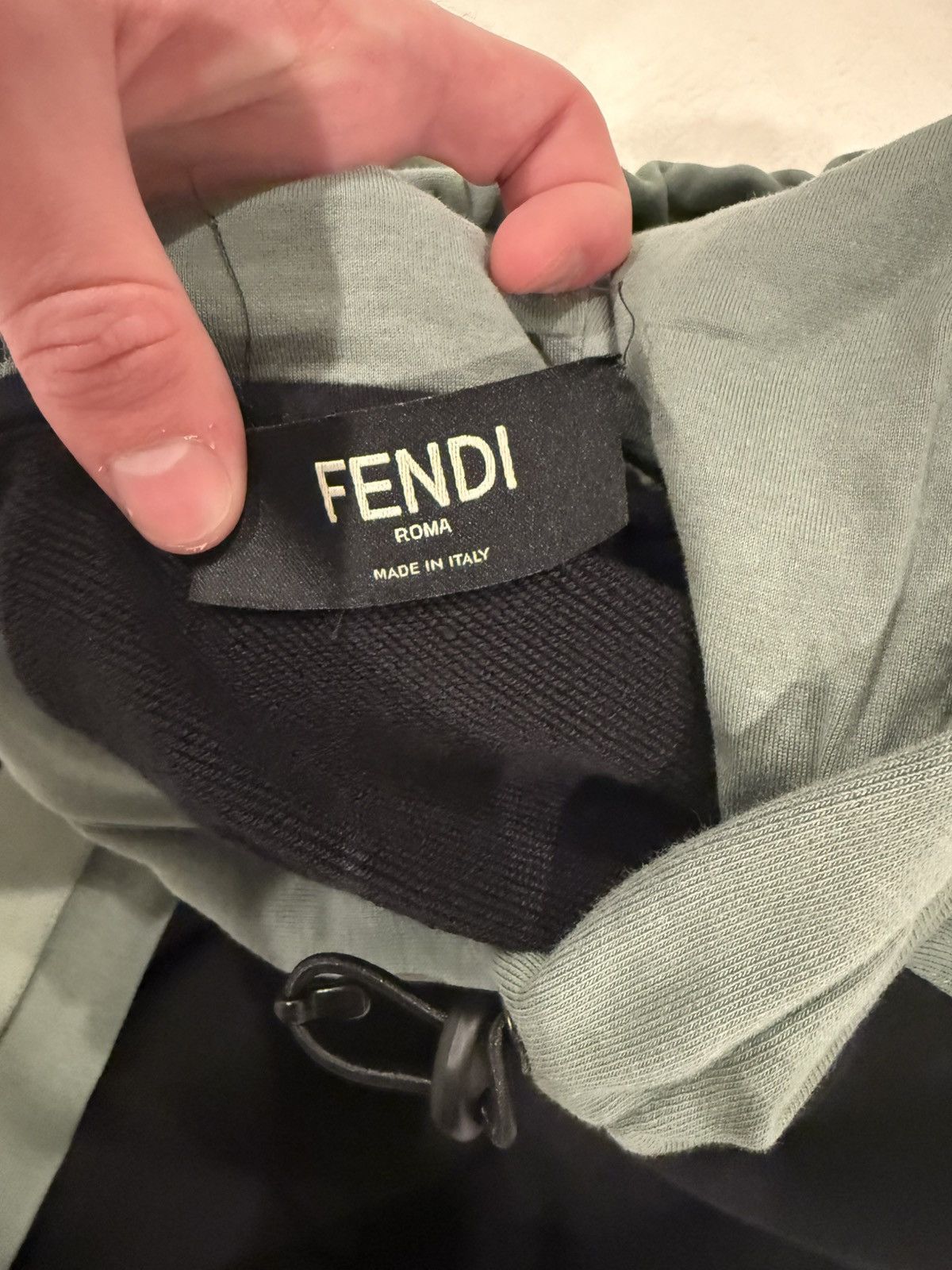 Fendi Fendi FF Stripe Panelled Hoodie Size US S / EU 44-46 / 1 - 6 Thumbnail