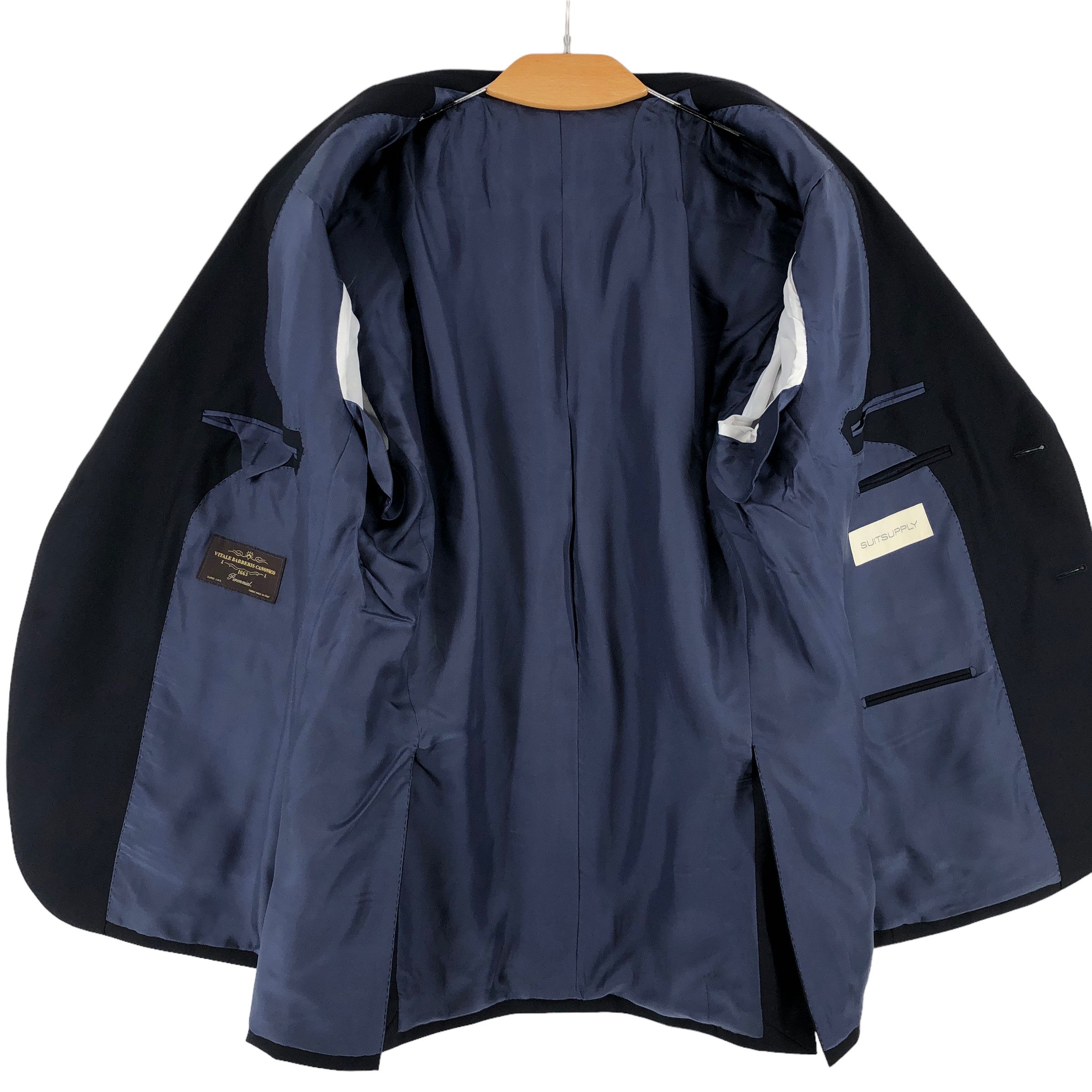 Suitsupply La Spalla Single Breasted Wool Blazer EU:28; UK:46; US:46S Size 46S - 3 Thumbnail