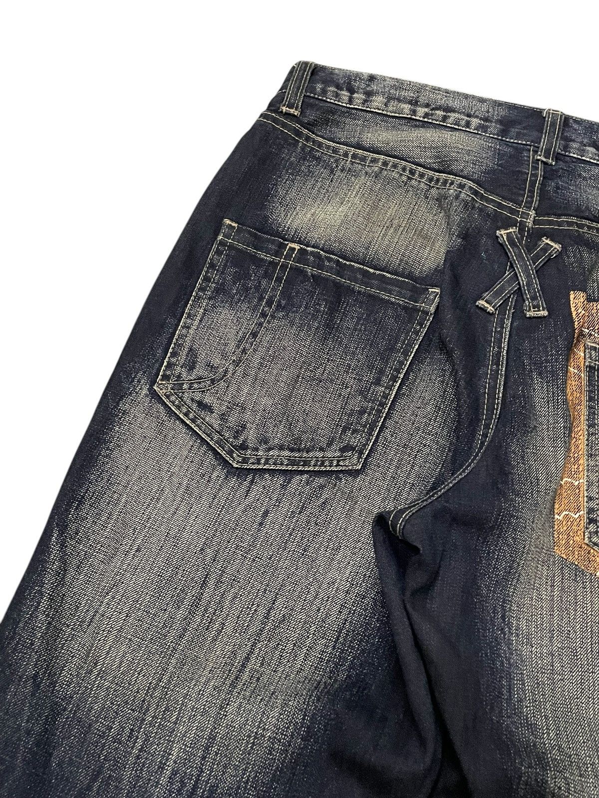 PPFM PPFM Booze & Pills & Powders Double Waist Mud Wash Jeans Size US 32 / EU 48 - 23 Thumbnail