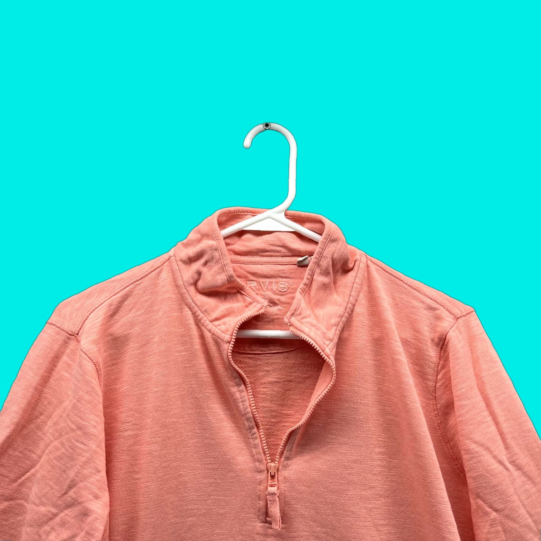 Orvis Orvis Sweater Men L Pullover Mock Neck 1/4 Zip Pink Size US L / EU 52-54 / 3 - 1 Thumbnail