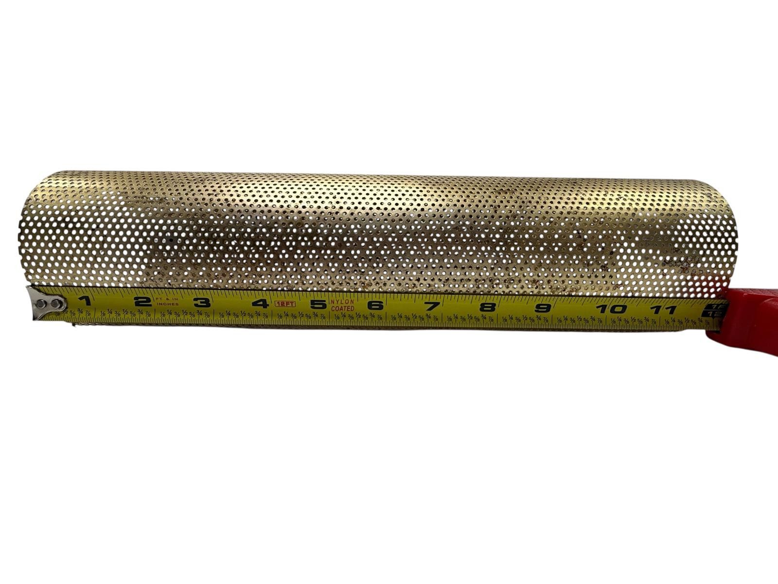 Designer Vintage MCM Brass Perforated Lamp Insert Diffuser Size ONE SIZE - 6 Thumbnail