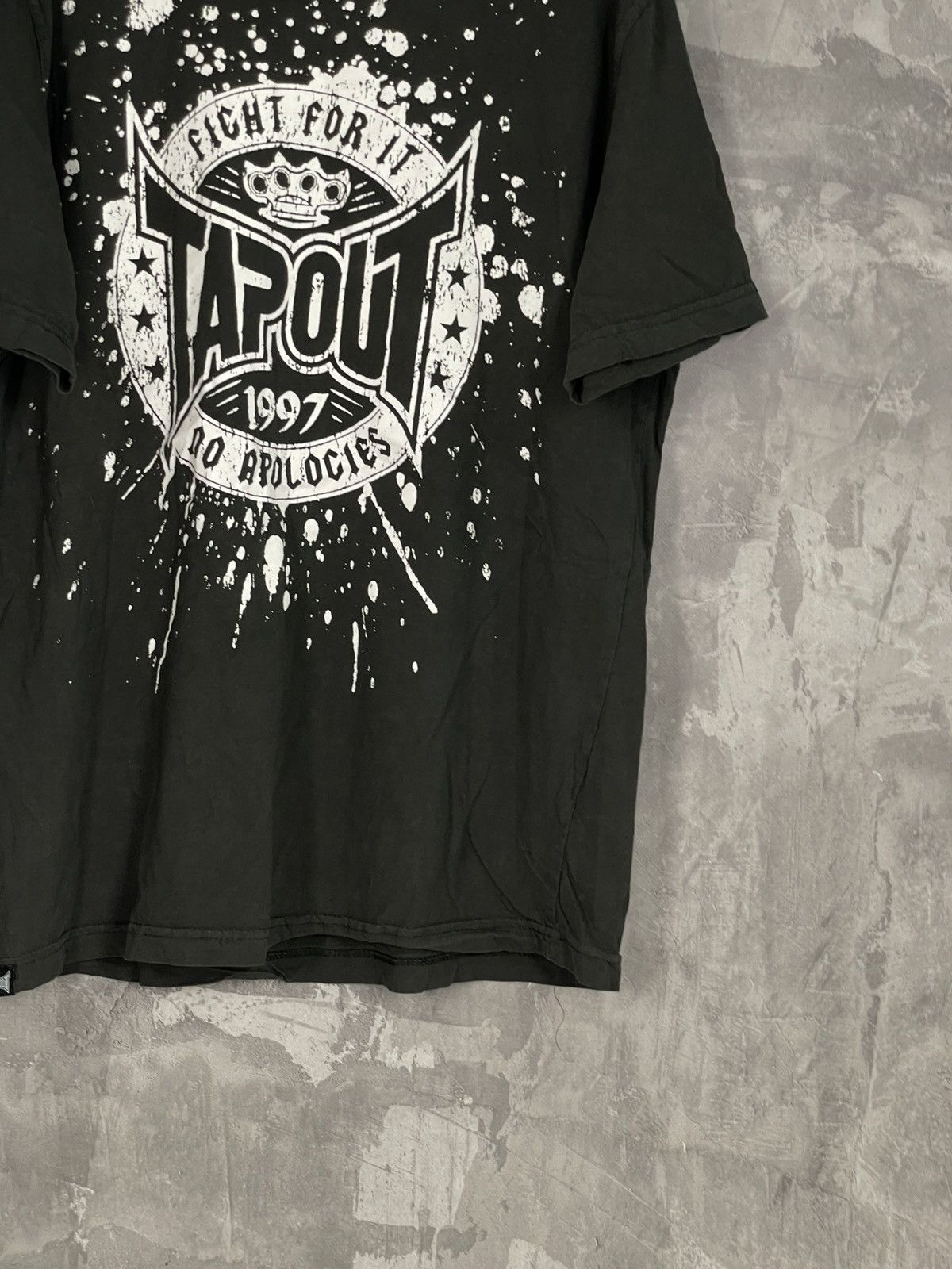 Affliction × Tapout Vintage Tapout Crosses Y2k Tee T Shirt Size US L / EU 52-54 / 3 - 6 Thumbnail