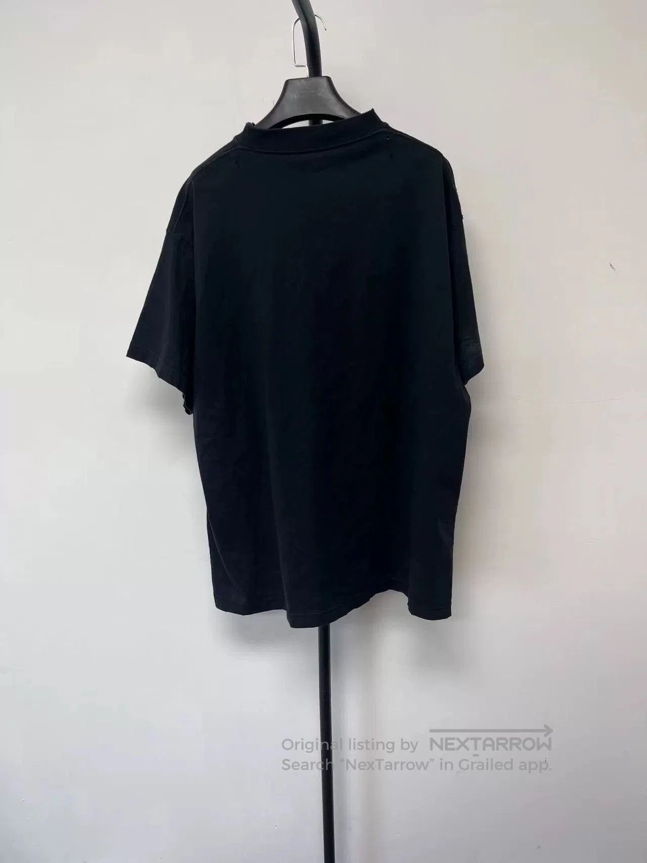 Balenciaga Balenciaga Faded Logo Print Short Sleeve T-shirt. Size US XS / EU 42 / 0 - 2 Thumbnail