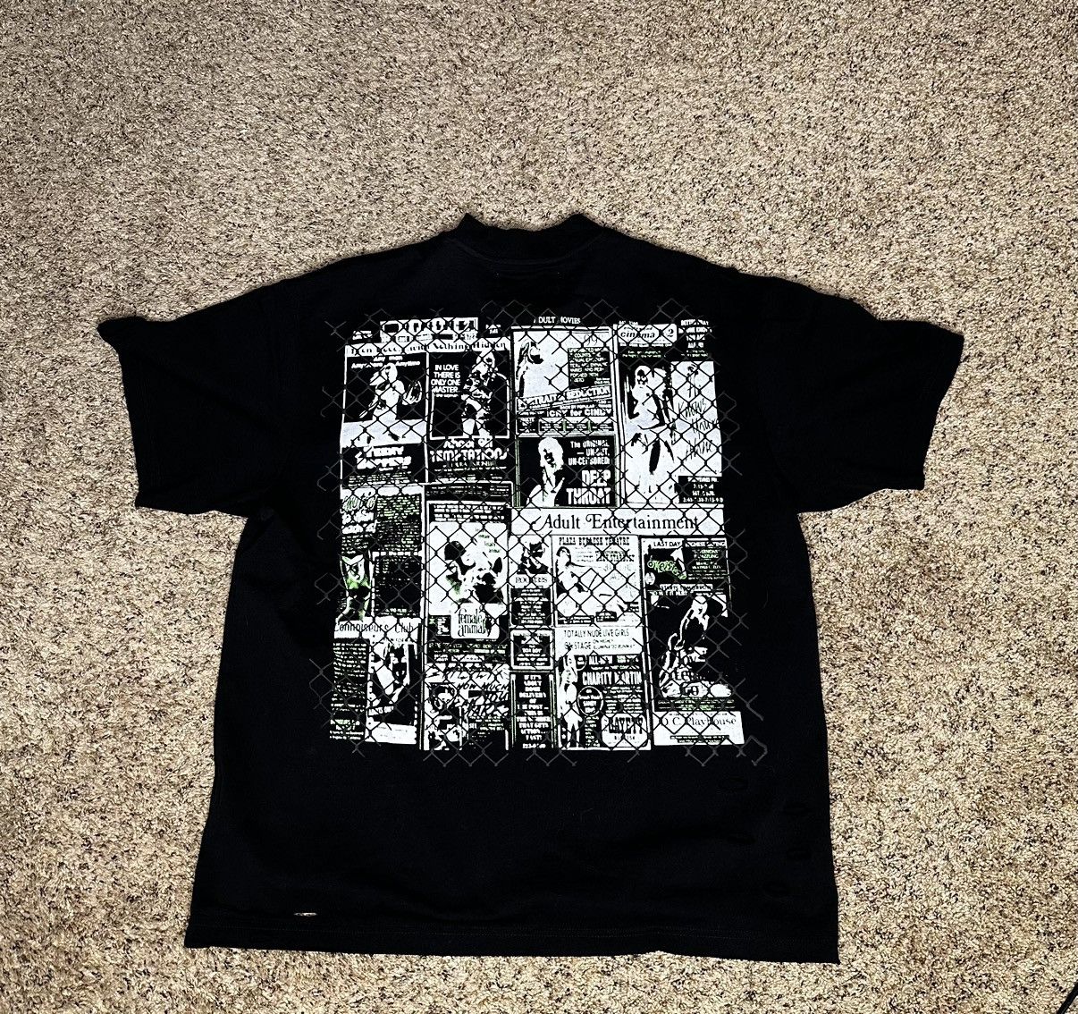 image of Fuck The Population x G59 Records G59 Merch in Black, Men's (Size Small)