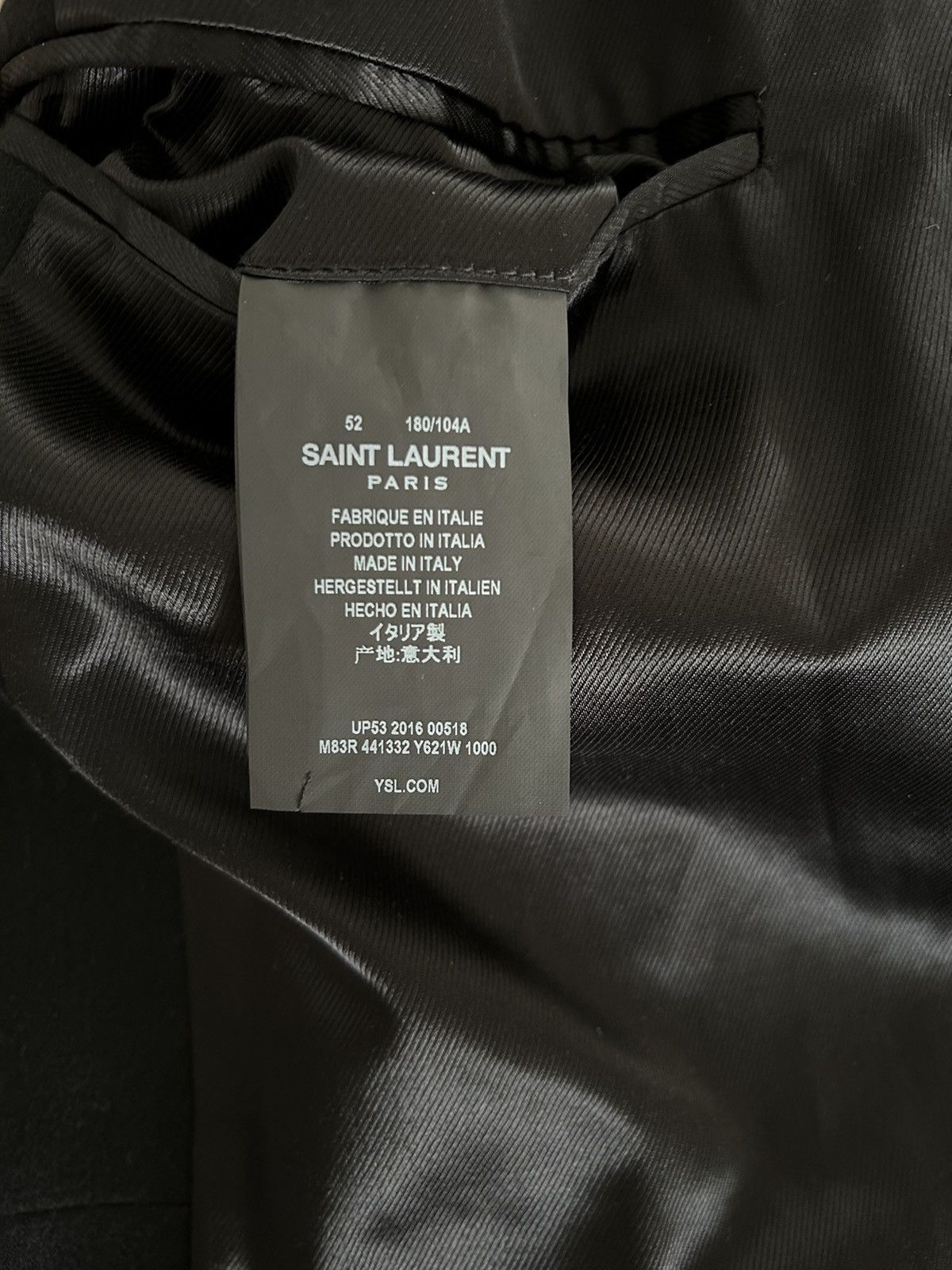 Saint Laurent Paris Saint Laurent HEDI SLIMANE Officer Long Coat size 52 Size US L / EU 52-54 / 3 - 6 Thumbnail