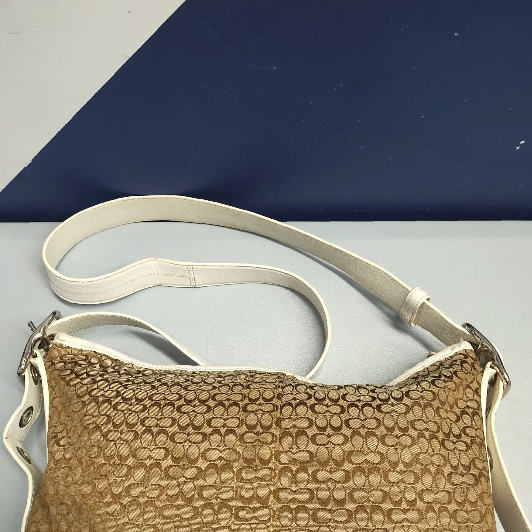 Coach Coach Signature Shoulder Bag Women Multi Printed Leather Detachable Strap Band Size ONE SIZE - 6 Thumbnail
