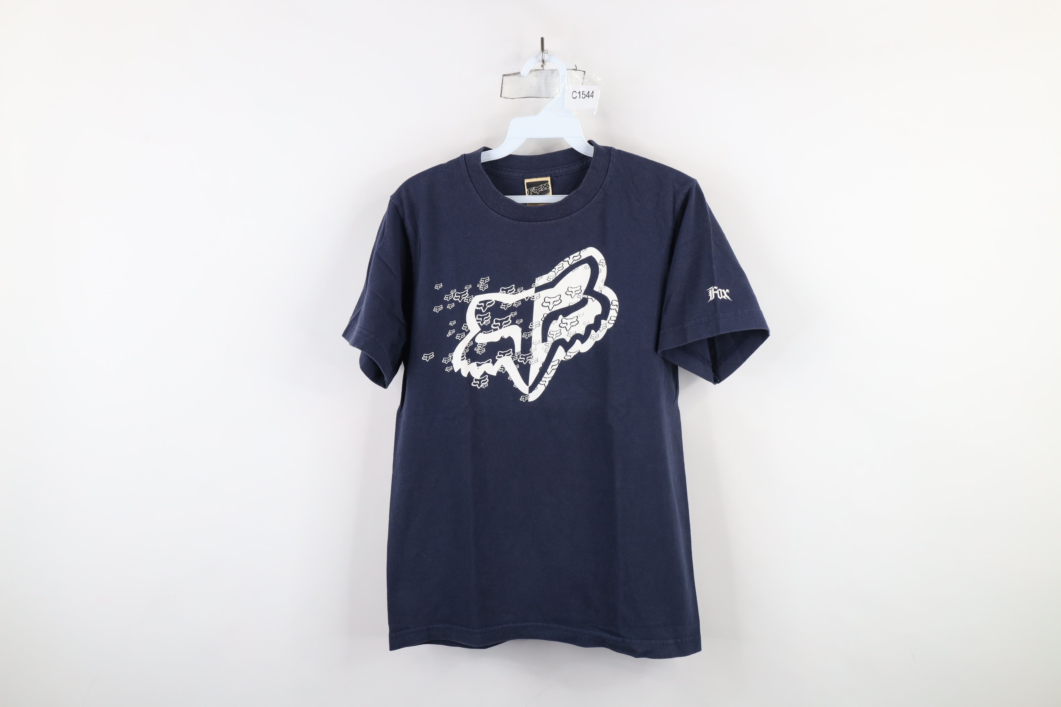 Fox Racing × Vintage Vintage 90s Y2K Fox Racing Big Logo Short Sleeve T-Shirt Size US S / EU 44-46 / 1 - 1 Thumbnail