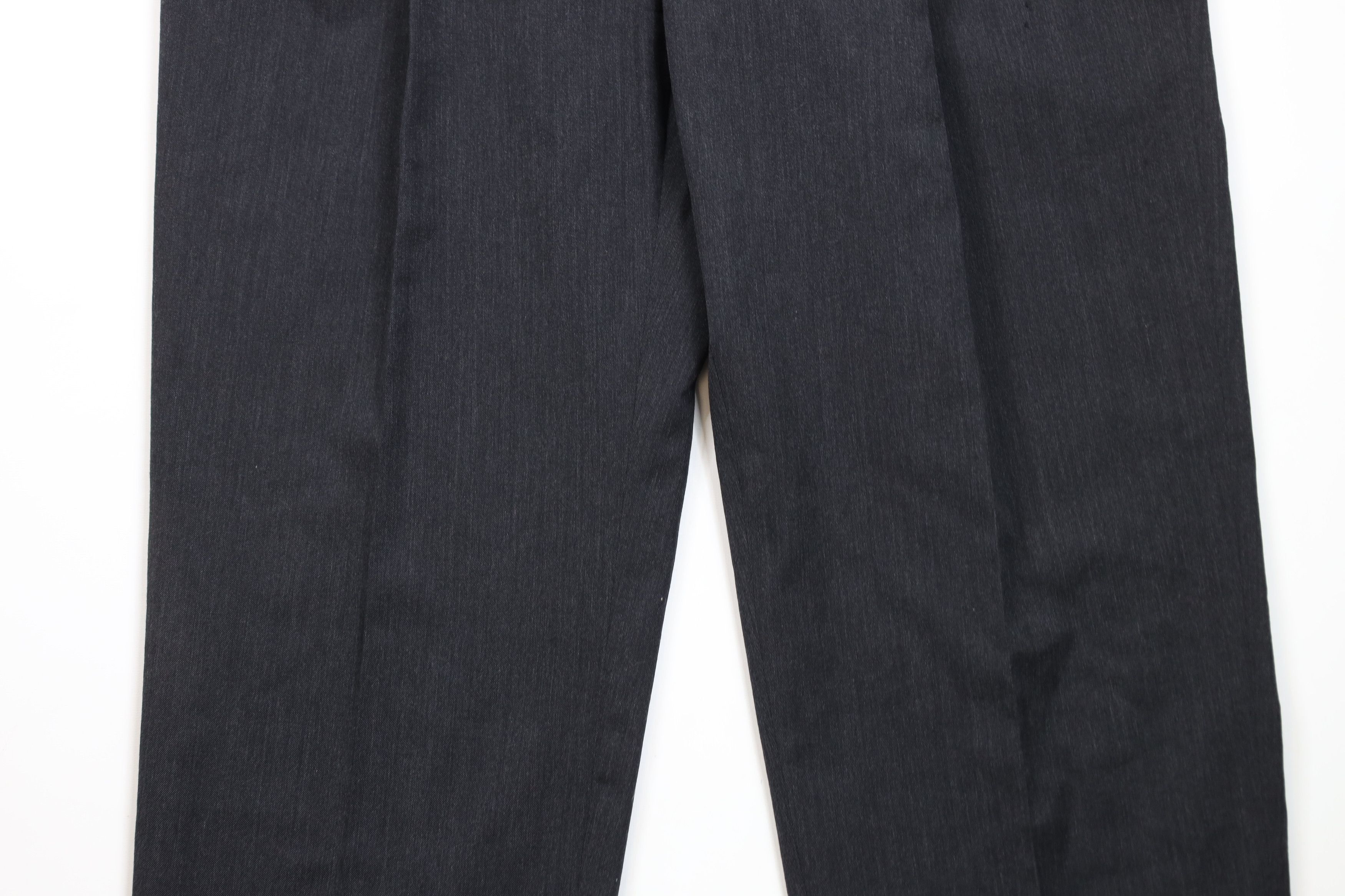 Tommy Hilfiger × Vintage Vintage 90s Tommy Hilfiger Wool Chino Pants Charcoal Gray Size US 40 / EU 56 - 3 Thumbnail