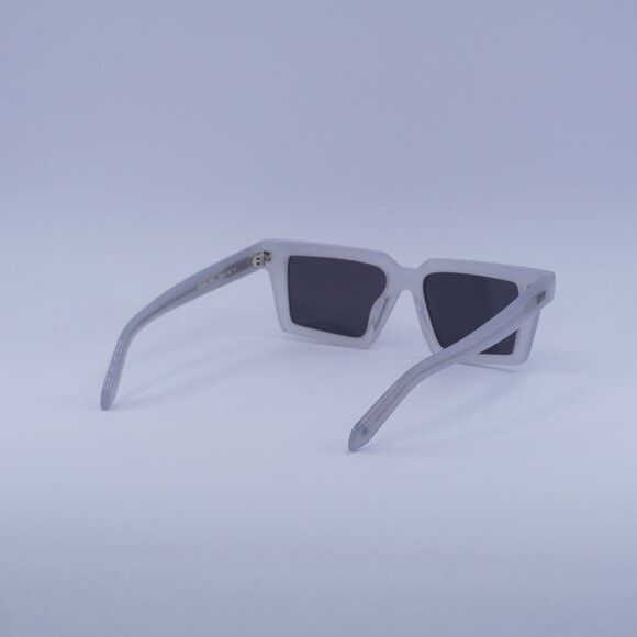 Off-White Off-White OERI142 WINDSOR 0907 Sunglasses Shiny Grey Square Size ONE SIZE - 9 Thumbnail
