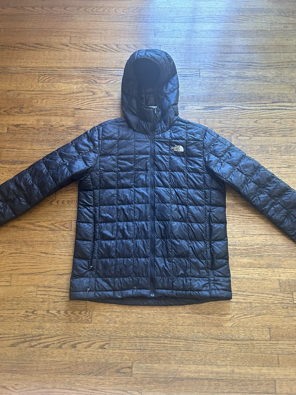 image of The North Face North Face Thermoball Eco Hoodie in Black, Men's (Size Medium)