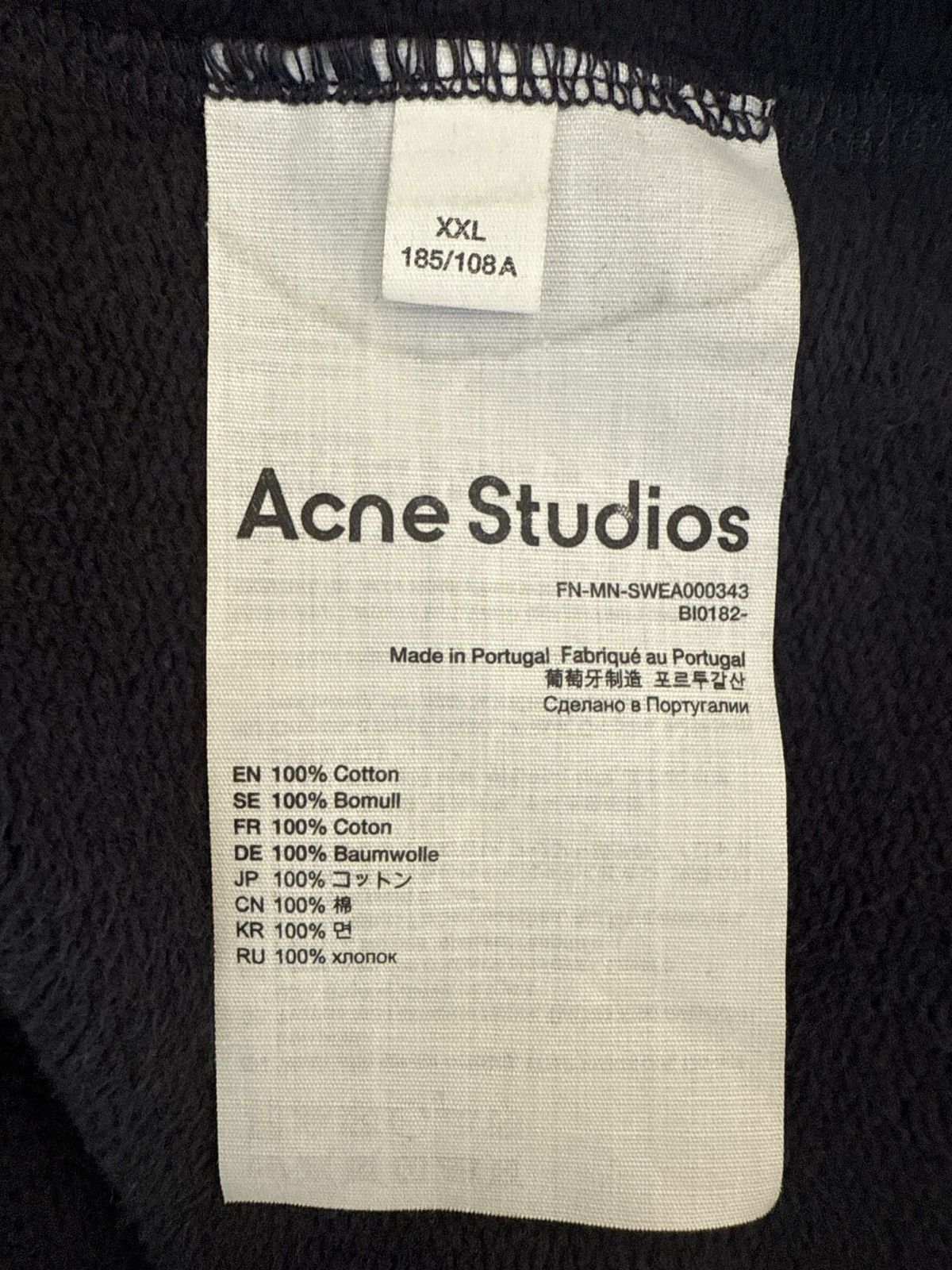 Acne Studios Acne Studios Logo Hoodie Size US XXL / EU 58 / 5 - 5 Thumbnail