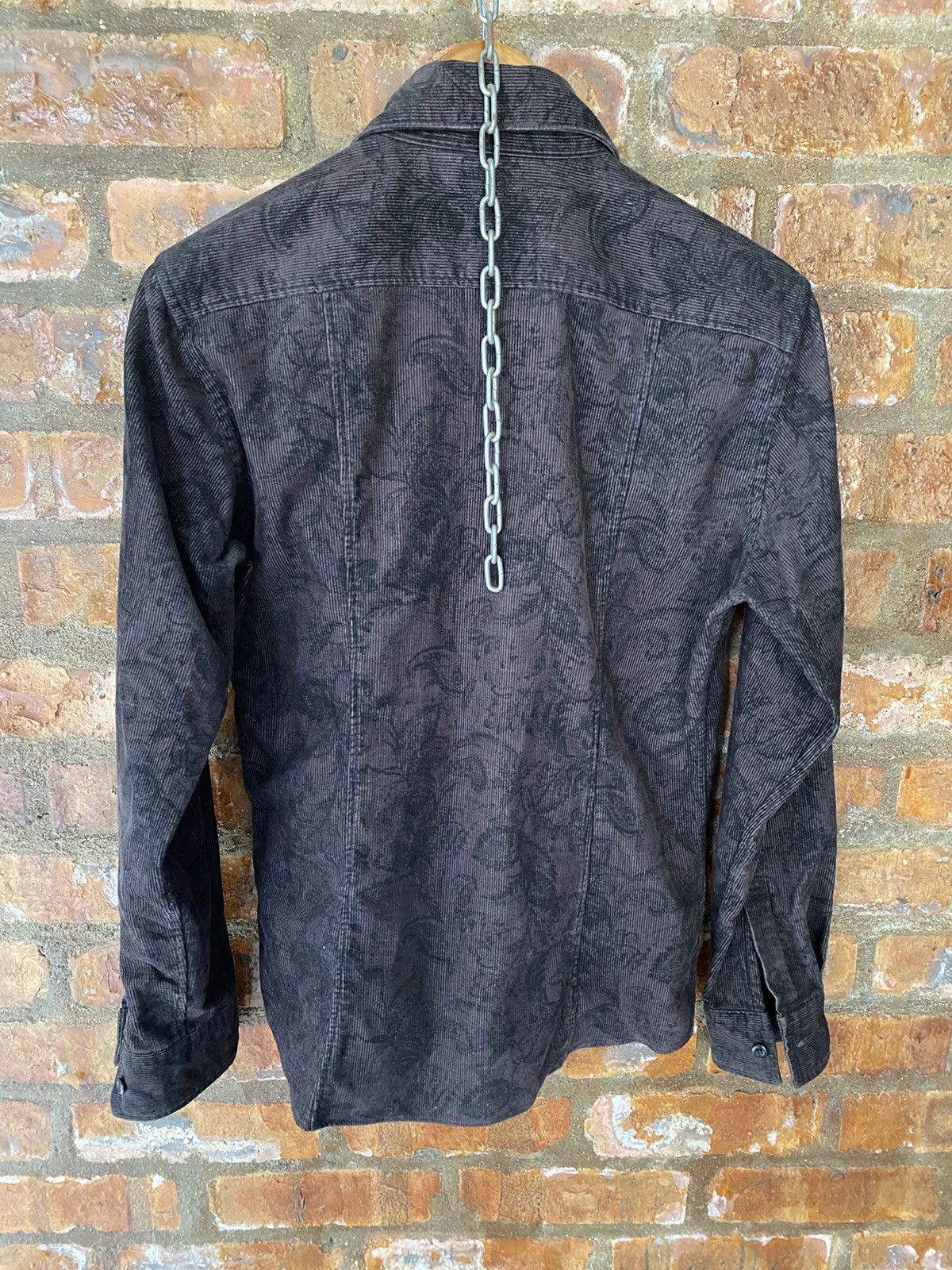 Obelisk 2000s Custom Culture Japan paisley floral corduroy shirt Size US M / EU 48-50 / 2 - 12 Thumbnail