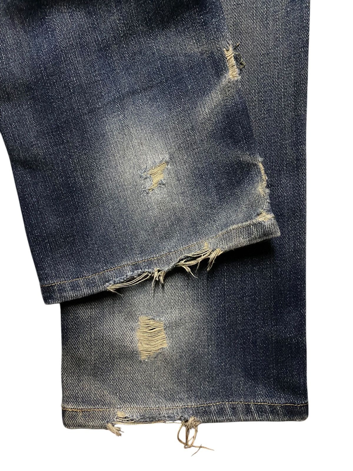 Edwin Vintage Japanese Brand Edwin 503 Distressed Slim Jeans Size US 30 / EU 46 - 12 Thumbnail