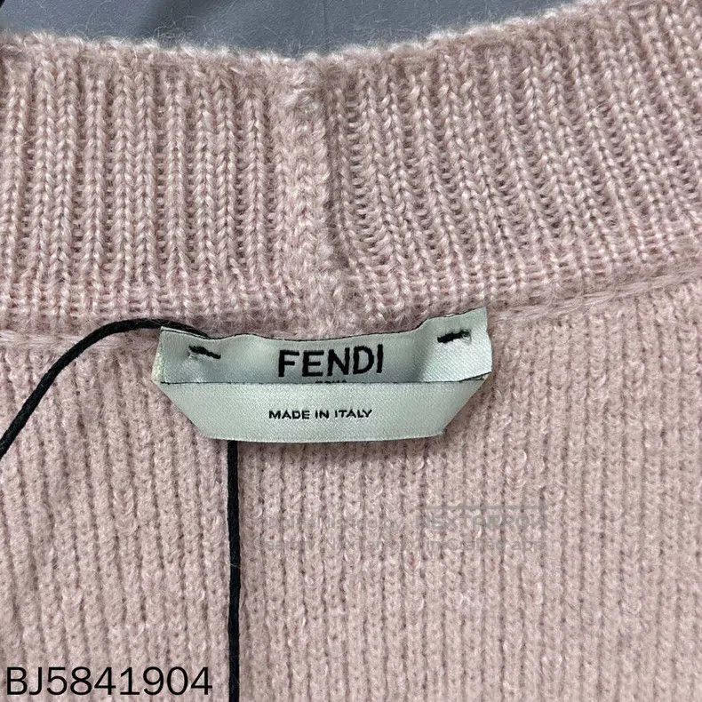 Fendi Fendi Cherry Blossom Embroidered Logo Open Cardigan Size XXS / US 00 / IT 34 - 4 Thumbnail