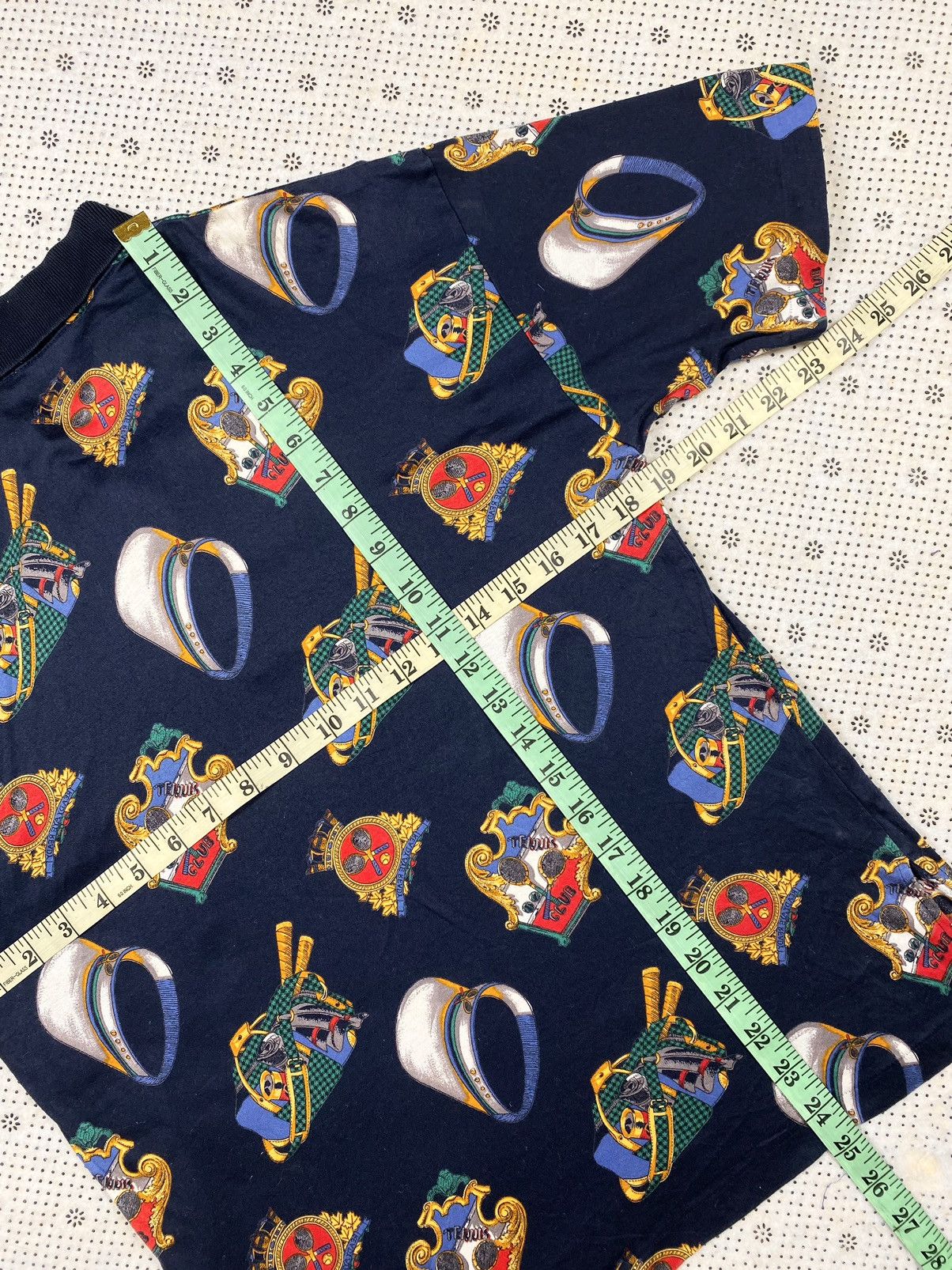 Vintage Vintage 80s Tennis Stuff Fullprint By Charlton Jolly Size US S / EU 44-46 / 1 - 8 Thumbnail