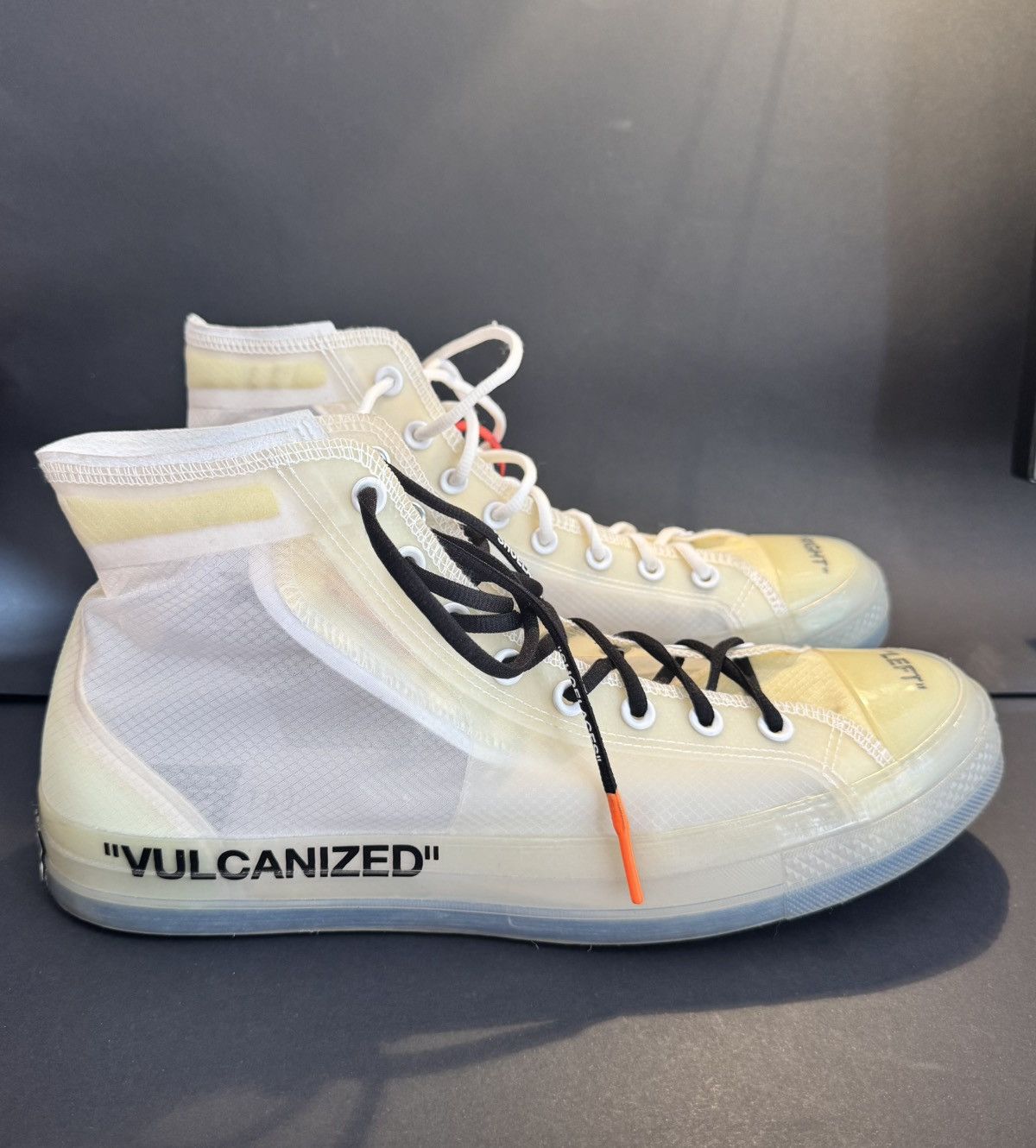 Converse × Off-White Converse Off White Vulcanized Size US 13 / EU 46 - 1 Thumbnail