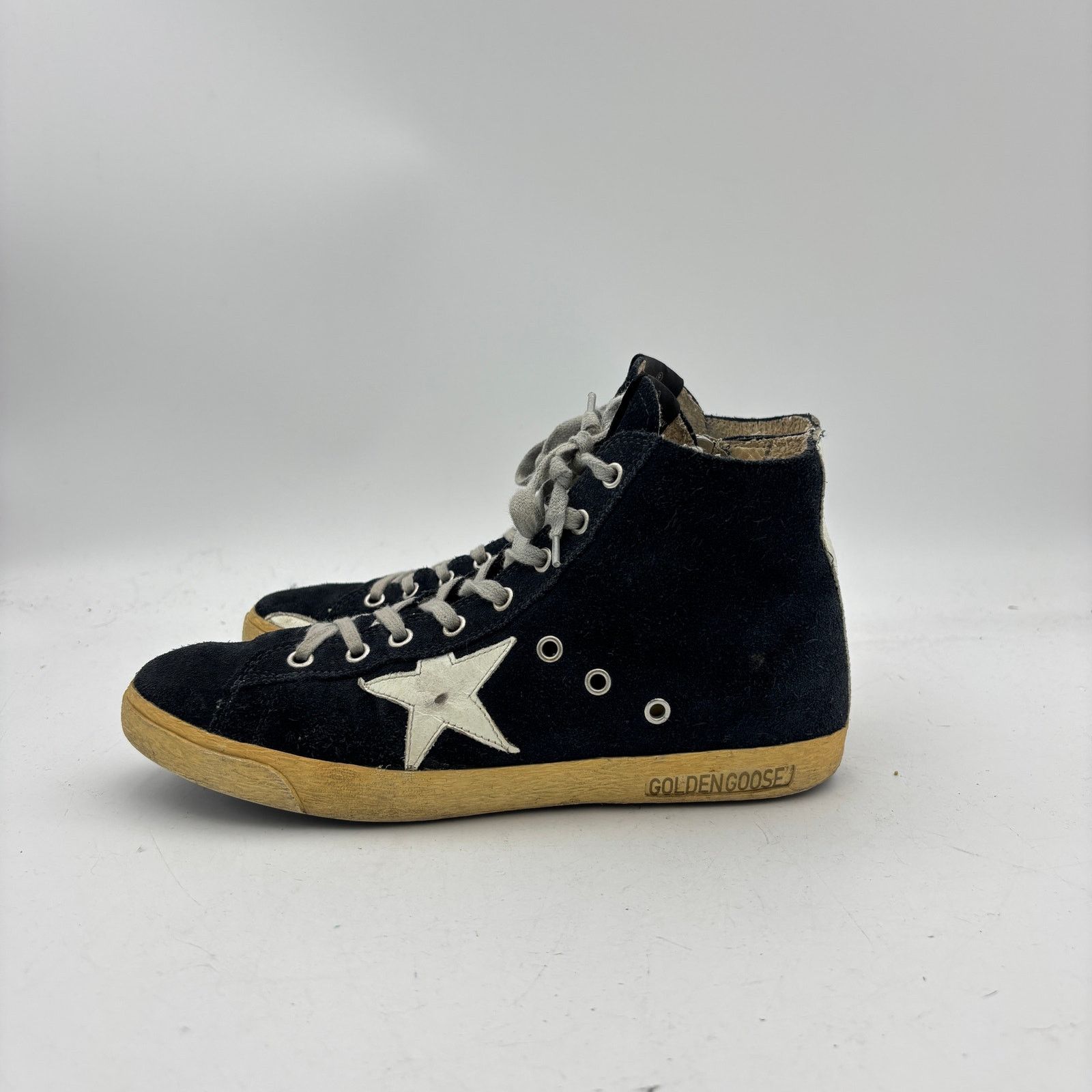 Golden Goose Golden Goose Francy Hi Top Skate Suede Shoes Womens 40 US 10 Size US 10 / IT 40 - 5 Thumbnail