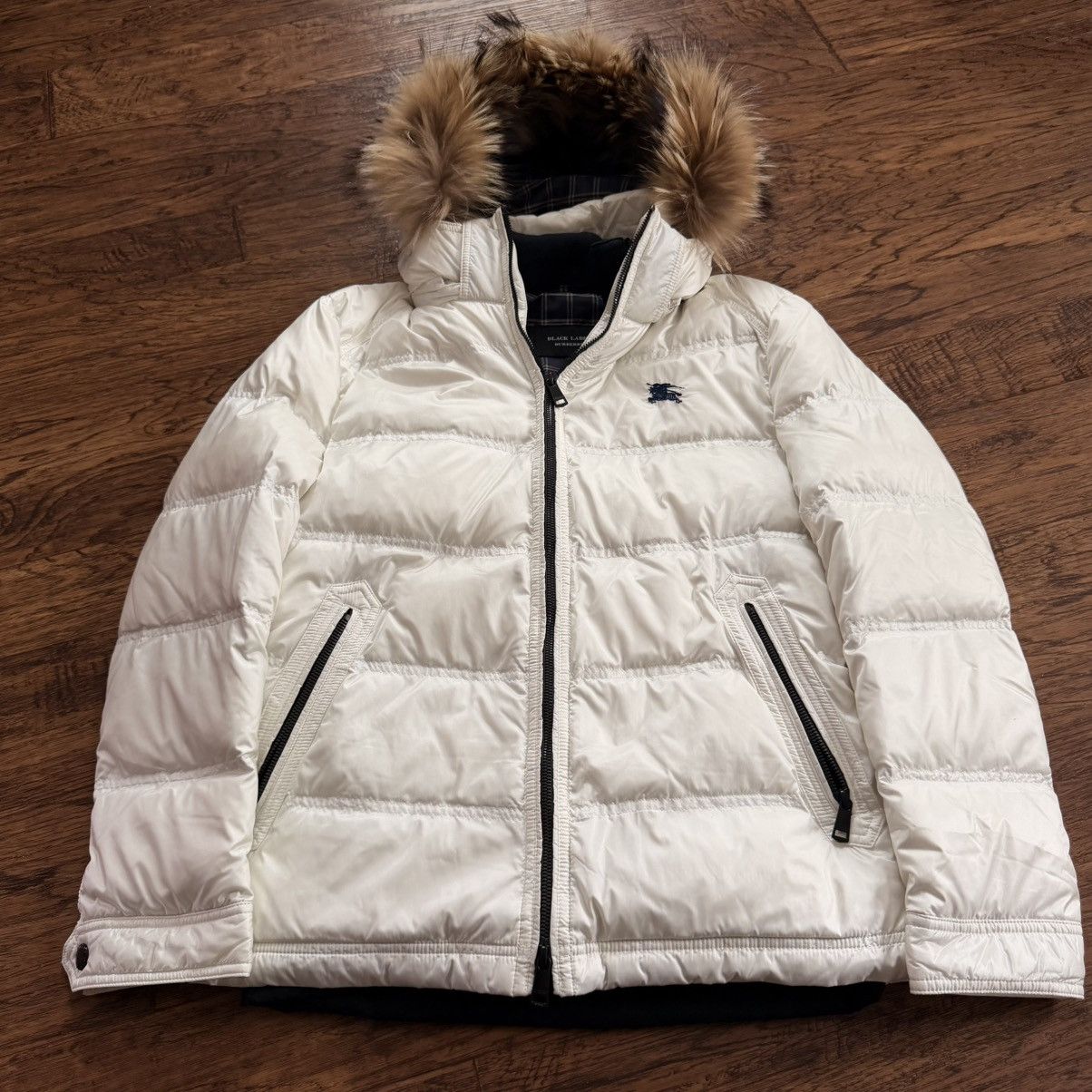 Burberry 2000s 🇯🇵 Burberry Black Label Puffer Down Jacket Size US L / EU 52-54 / 3 - 2 Thumbnail