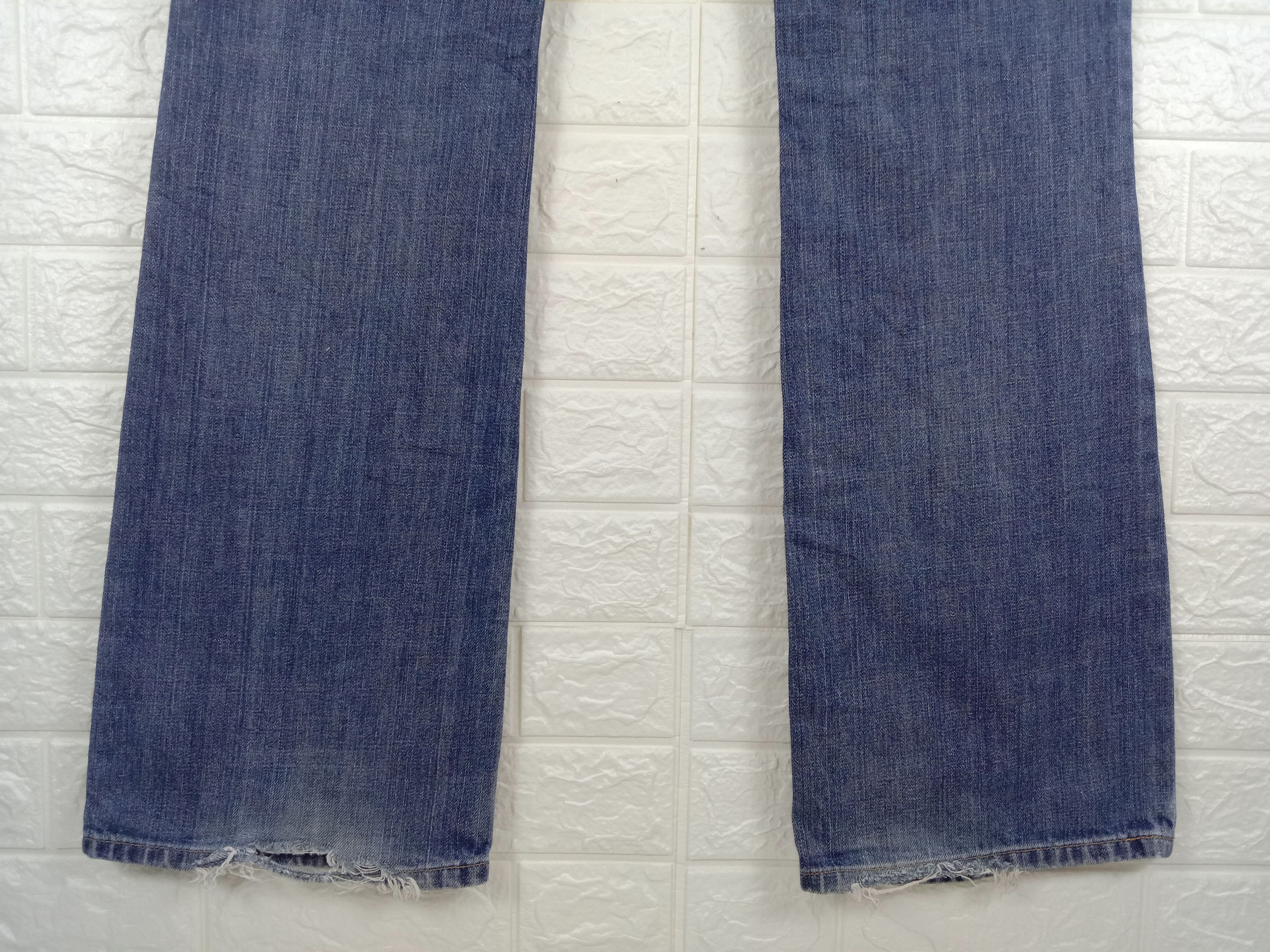 Lee Vintage Lee Faded Blue Flare Jeans Bell Bottom Ripped Denim Size US 32 / EU 48 - 8 Thumbnail