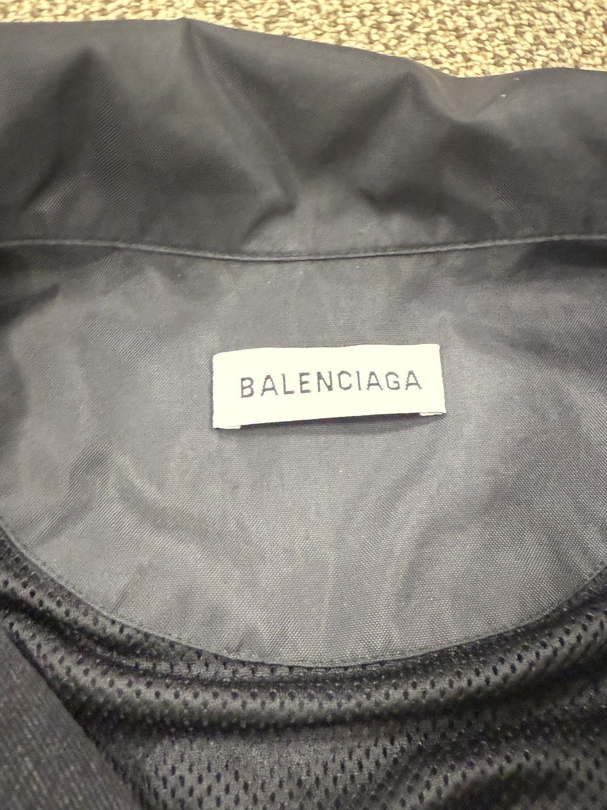 Balenciaga BALENCIAGA Black Logo Zip-Up Track Jacket Size XXS / US 00 / IT 34 - 6 Thumbnail