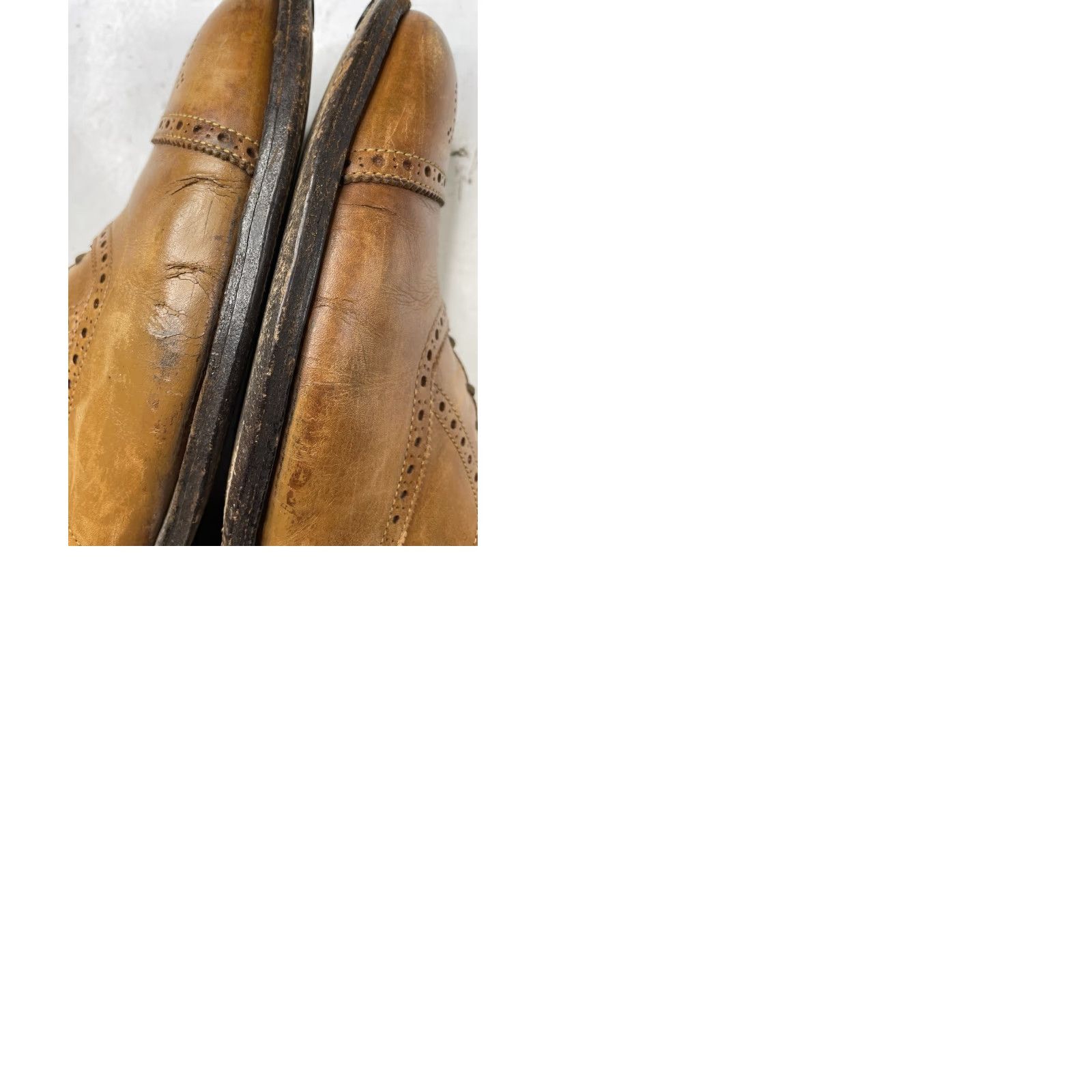Alden Alden Dress Shoes Oxford Cap Toe Medallion Brown 11.5 B/D Men Shoes Leather Brown Cap Toe Medallion Oxford Dress Shoes 11.5 B/D Mens Size ONE SIZE - 10 Thumbnail