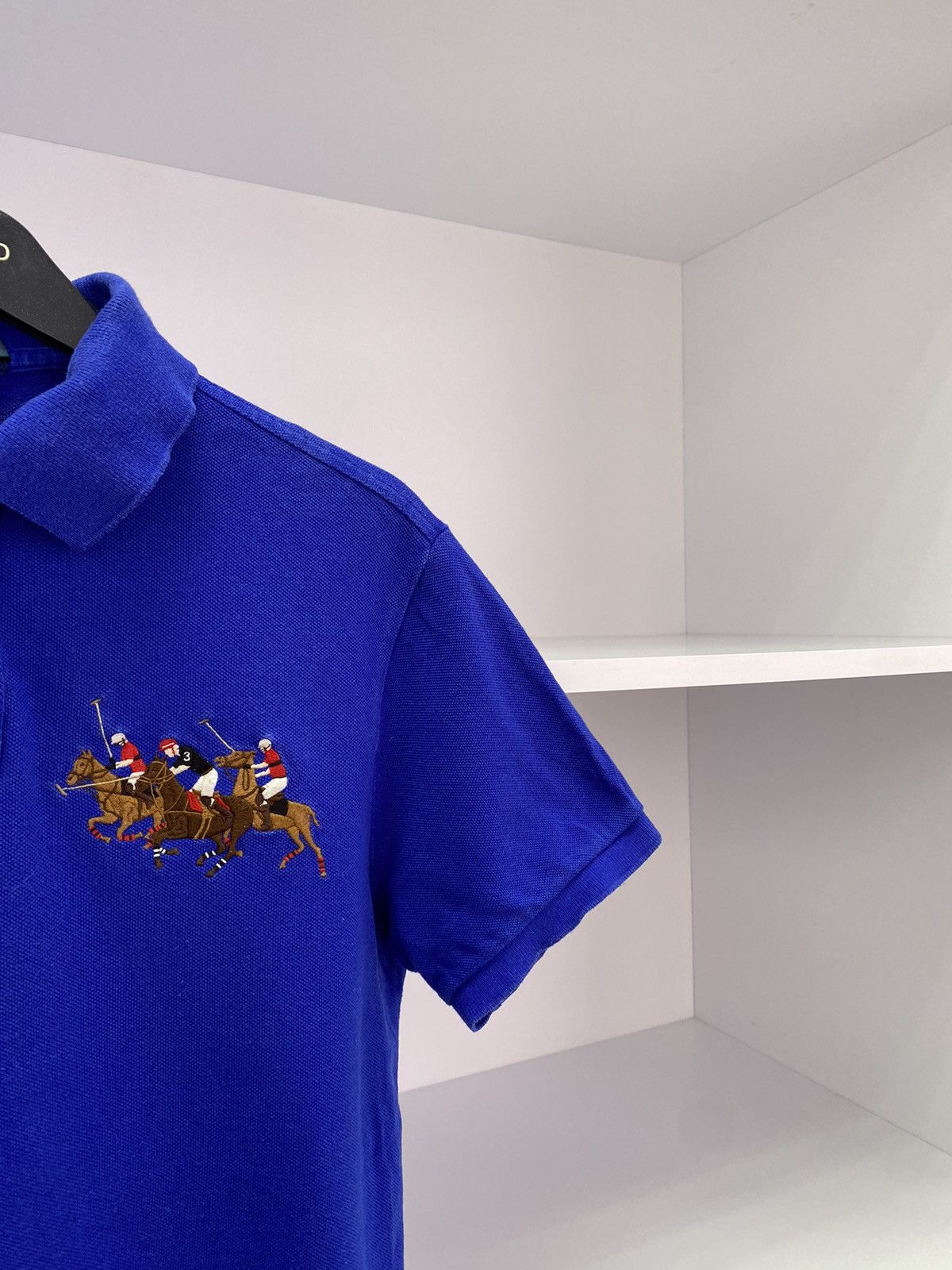 Polo Ralph Lauren × Vintage Vintage Polo Ralph Lauren Blue Polo T-Shirt Size US M / EU 48-50 / 2 - 6 Thumbnail
