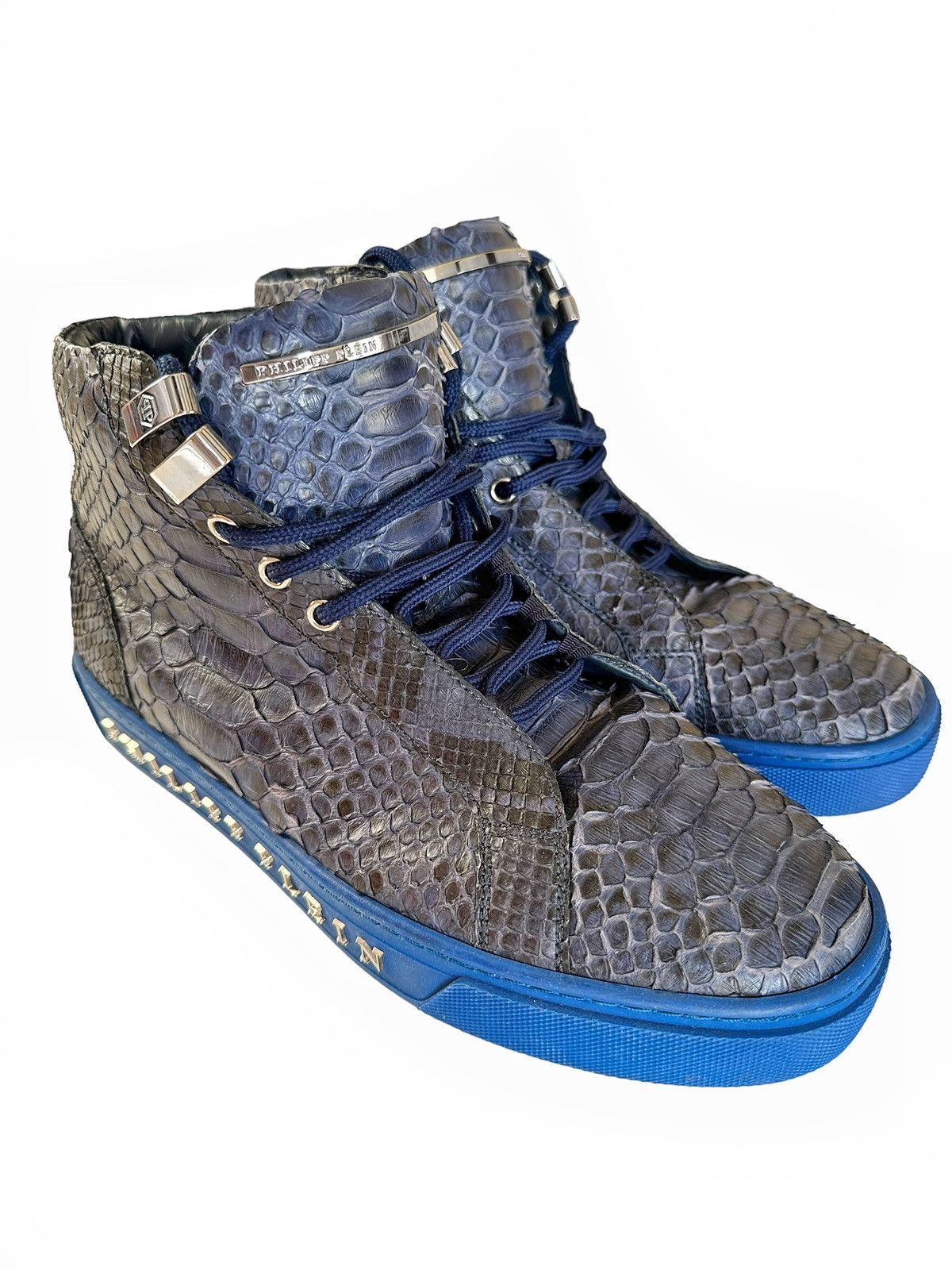 Philipp Plein Sz41 $3000 Python Snake Skin Hight Top Size US 8 / EU 41 - 2 Thumbnail