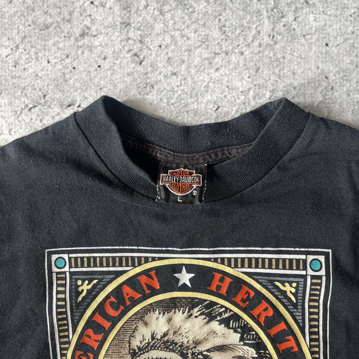 Harley Davidson × Vintage Harley Davidson american heritage tee 1992 90s vintage usa Size US L / EU 52-54 / 3 - 7 Thumbnail
