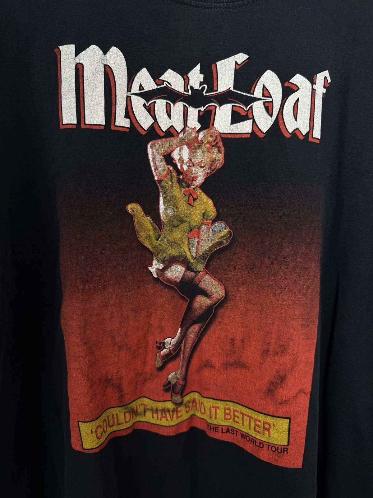 Band Tees Meat Loaf The Last World Tour T-Shirt Size US XXL / EU 58 / 5 - 3 Thumbnail