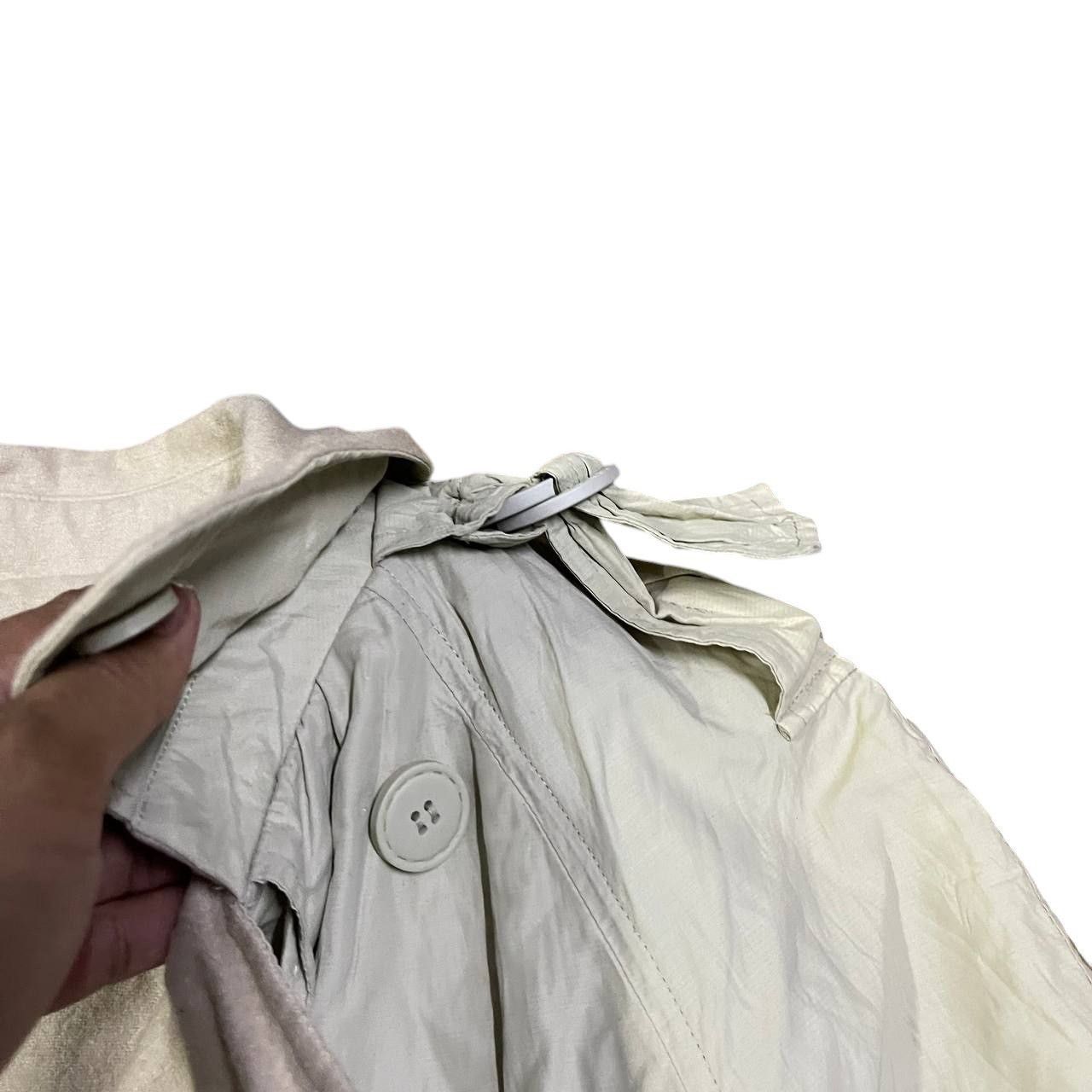 Armani Vintage AJ Armani Jeans Trench Coat Double Breasted Size M / US 6-8 / IT 42-44 - 6 Thumbnail