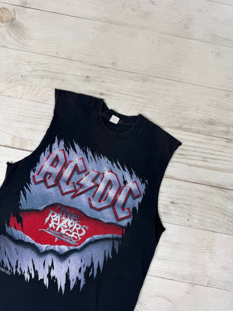 AC/DC Vintage Ac/Dc 1990 Razors Edge Tour Tee Tank Top Size US S / EU 44-46 / 1 - 5 Thumbnail