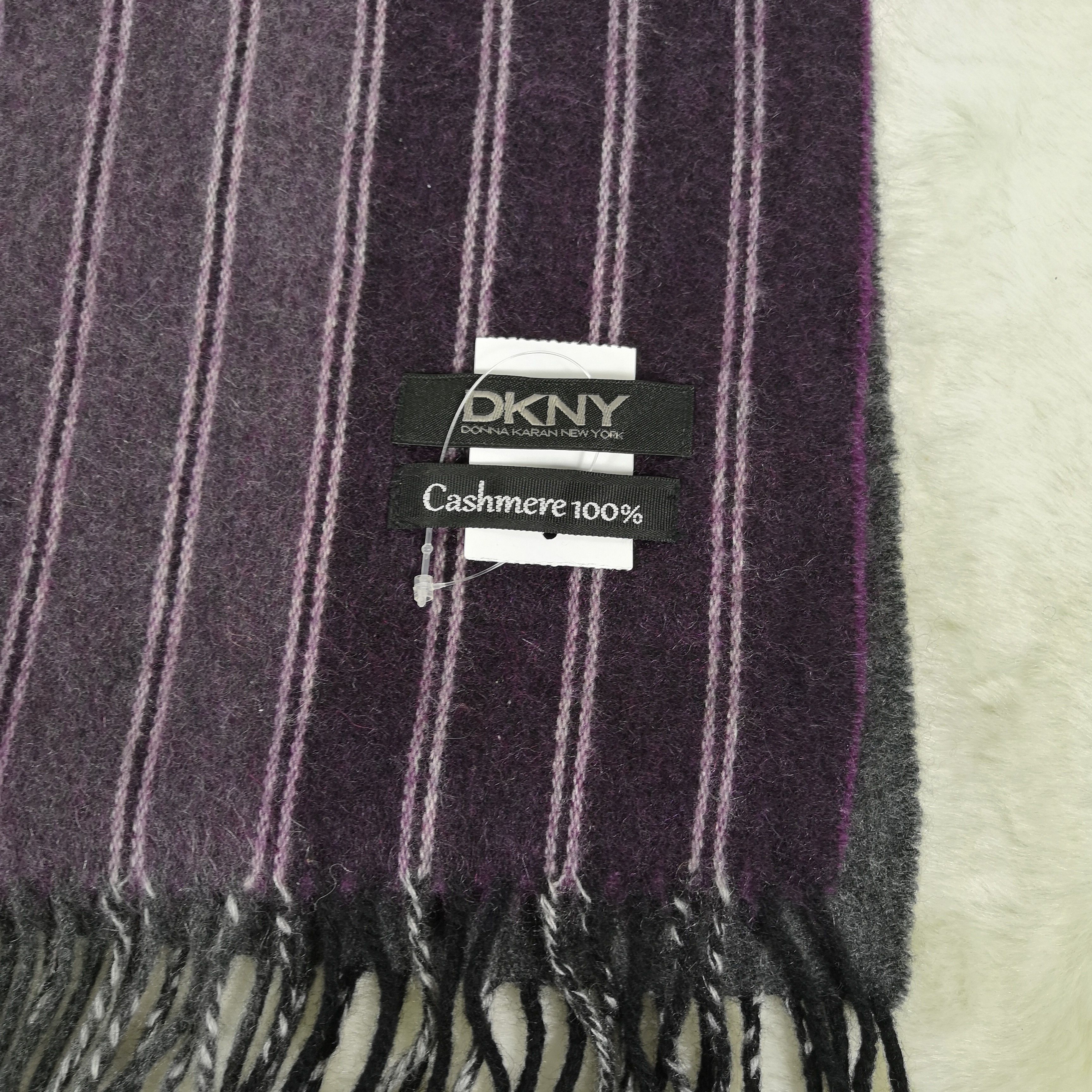 DKNY Vintage DKNY Scarf Muffler Wool Cashmere Scarves Size ONE SIZE - 4 Thumbnail