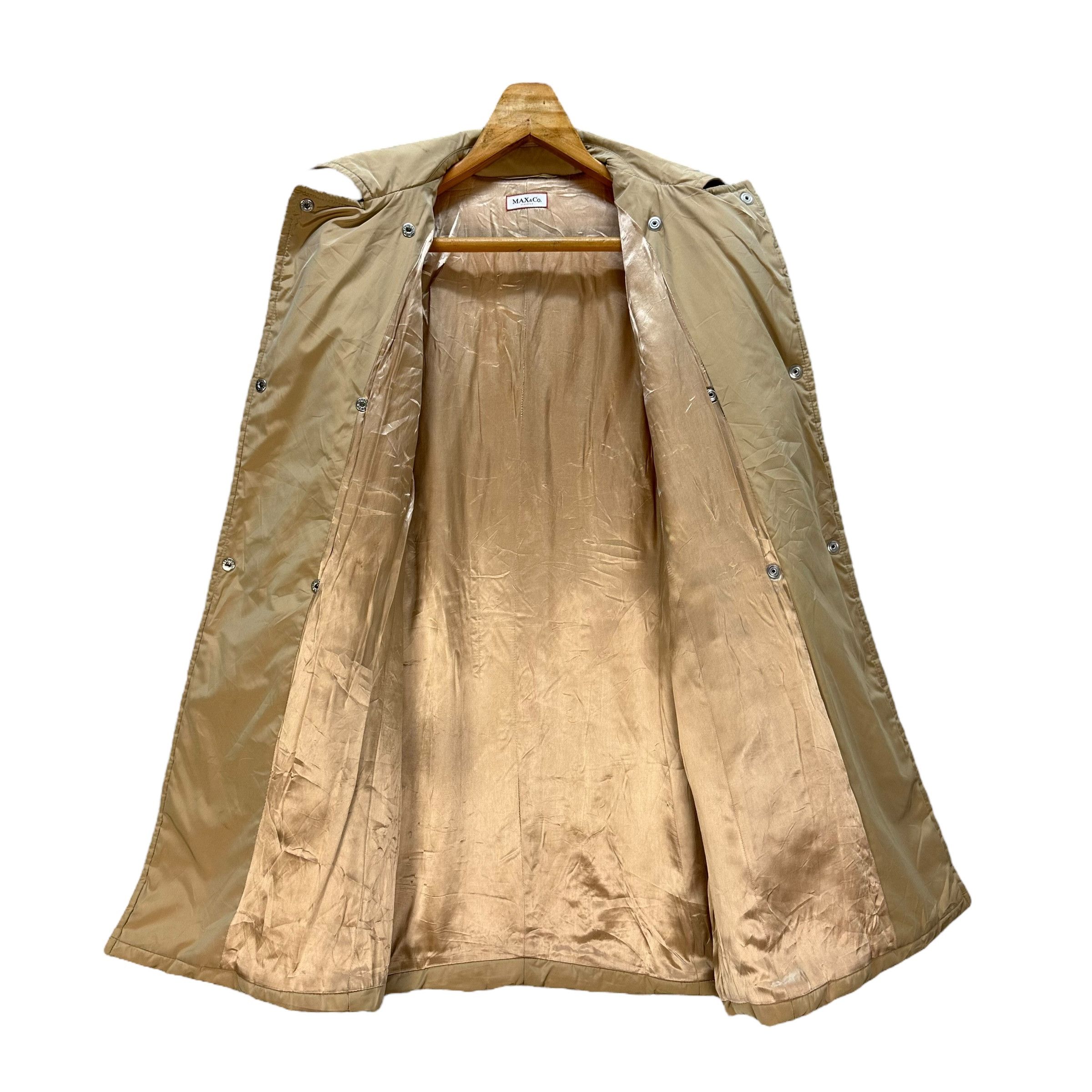 Max Mara MAX & CO Classics Women's Belted Coat Jacket #012-1421 Size M / US 6-8 / IT 42-44 - 8 Thumbnail