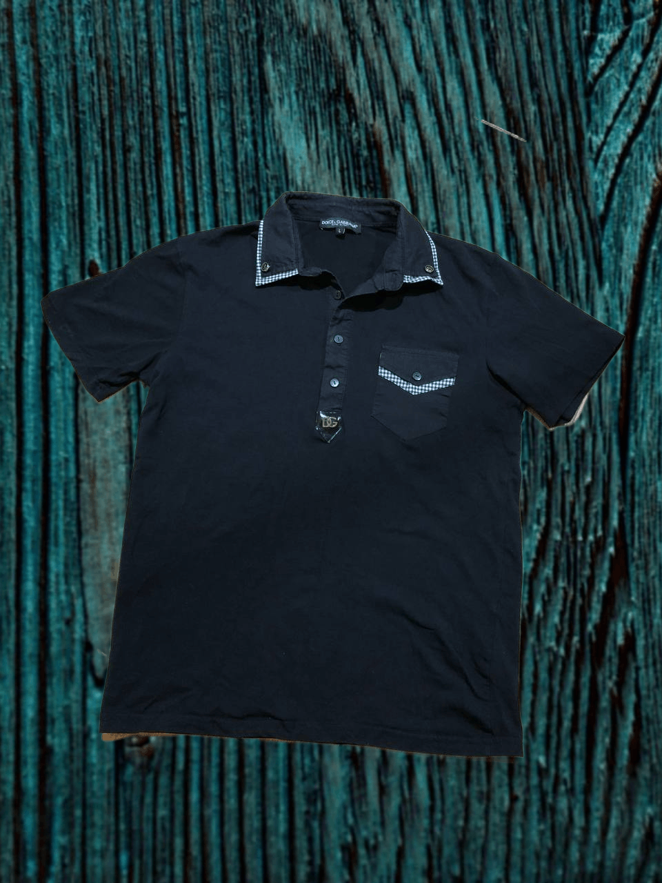 Dolce & Gabbana Dolce & Gabbana Men Logo Print Polo Shirt Short Sleeve | Size US L / EU 52-54 / 3 - 1 Thumbnail