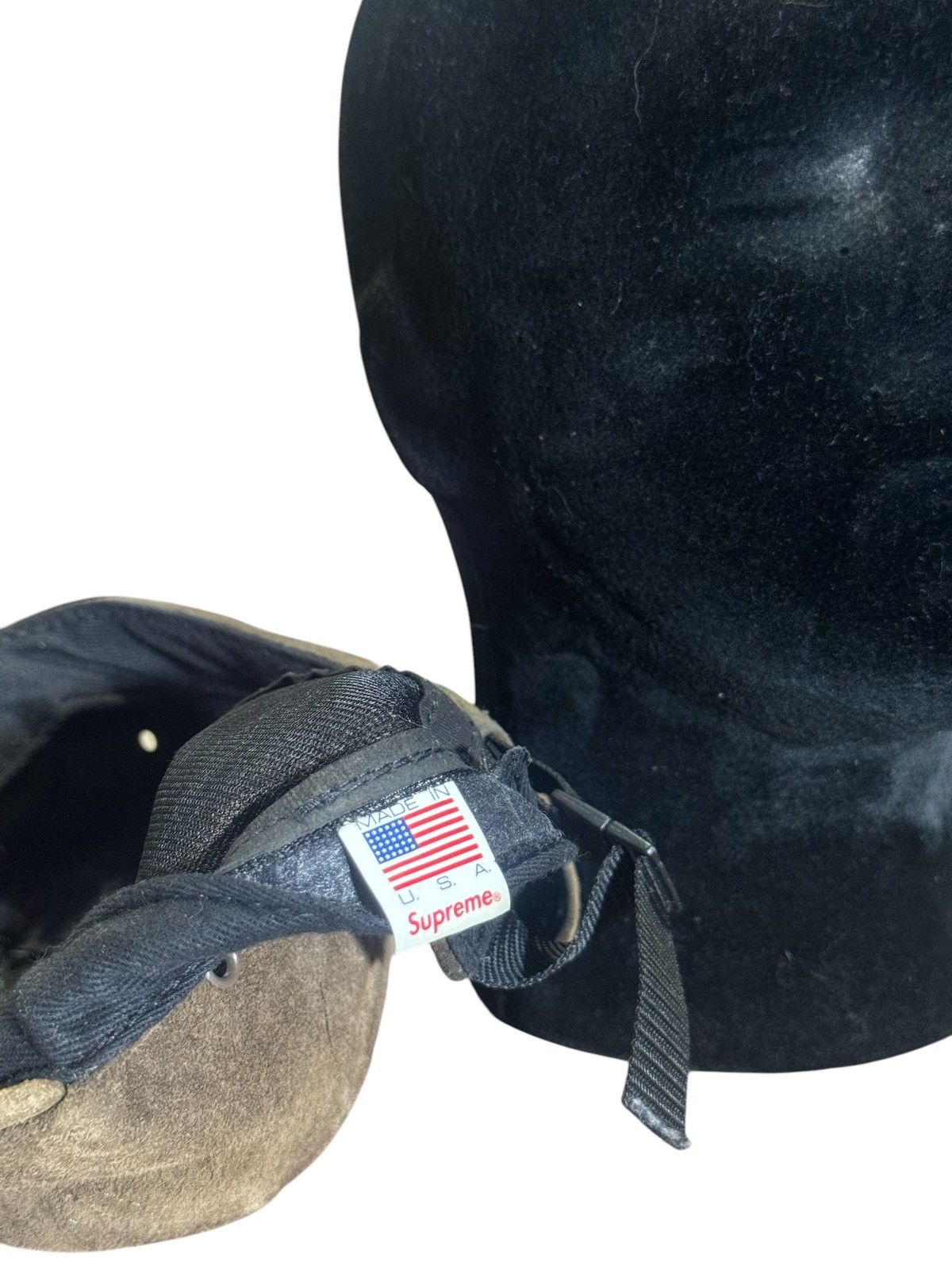 Supreme Supreme Suede Camp Cap Olive Green Size ONE SIZE - 9 Thumbnail