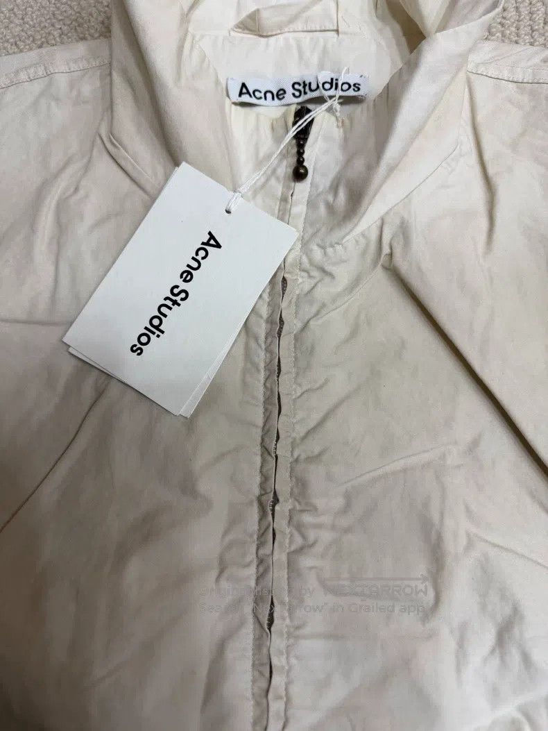 Acne Studios Acne Studios 1996 White Mud Dyed Jacket, Distressed White Size US S / EU 44-46 / 1 - 5 Thumbnail