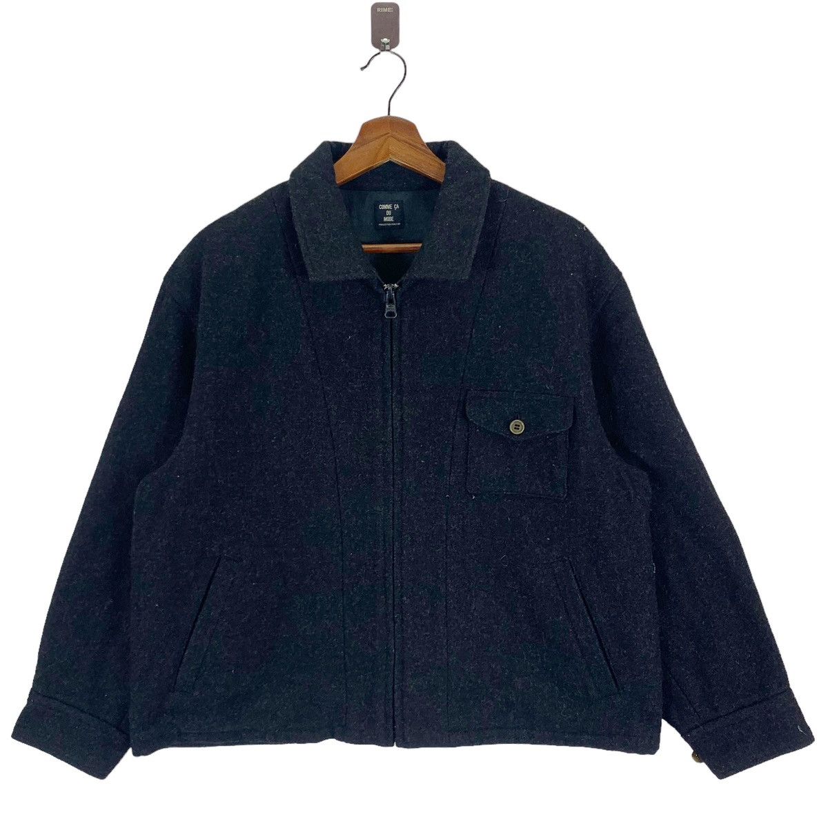 Comme Ca Ism × Designer × Japanese Brand VINTAGE JAPANESE BRAND COMME CA DU MODE WOOL JACKET Size US M / EU 48-50 / 2 - 7 Thumbnail