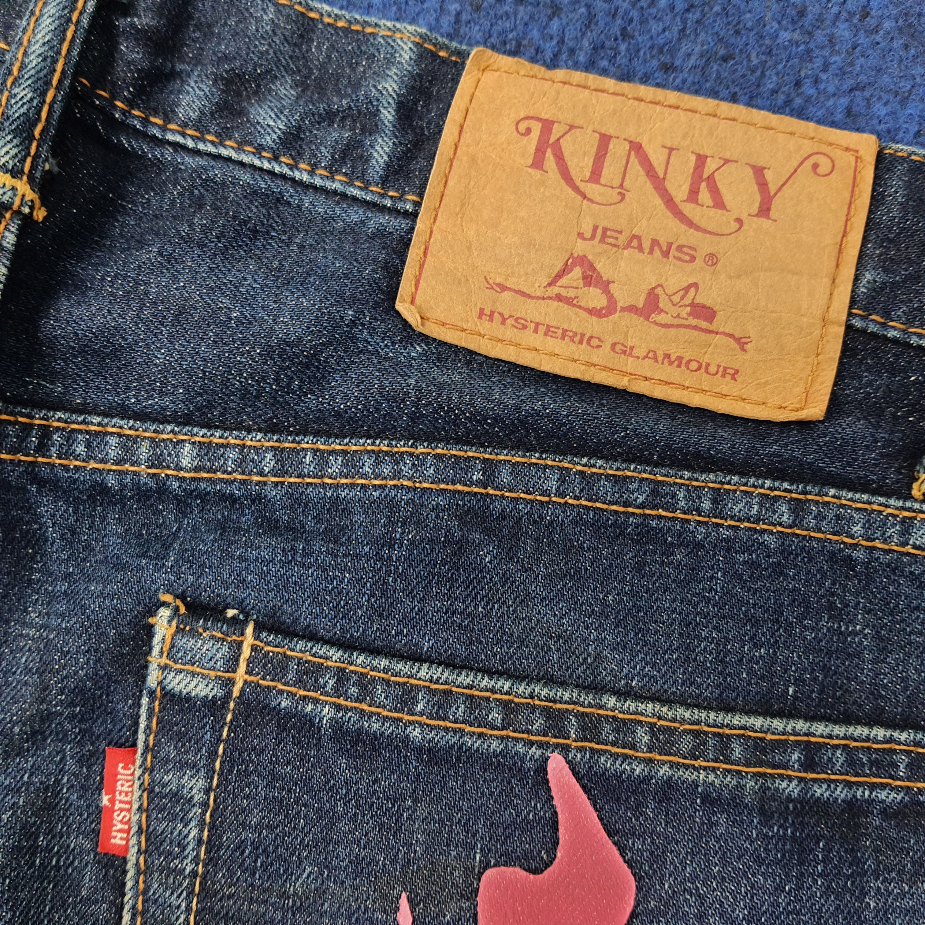 Hysteric Glamour Vintage Kinky Hysteric Glamour Selvedge Custom Jeans C252N26 Size US 29 - 3 Thumbnail